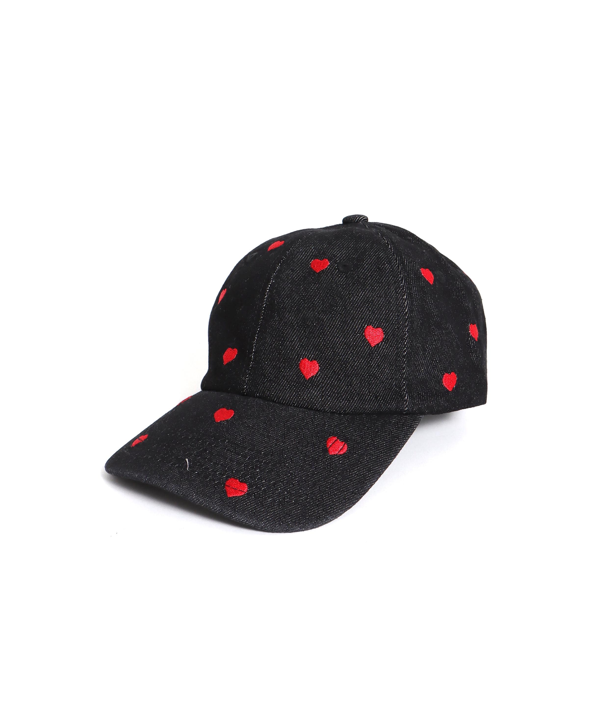 ハート刺繍デニムCAP