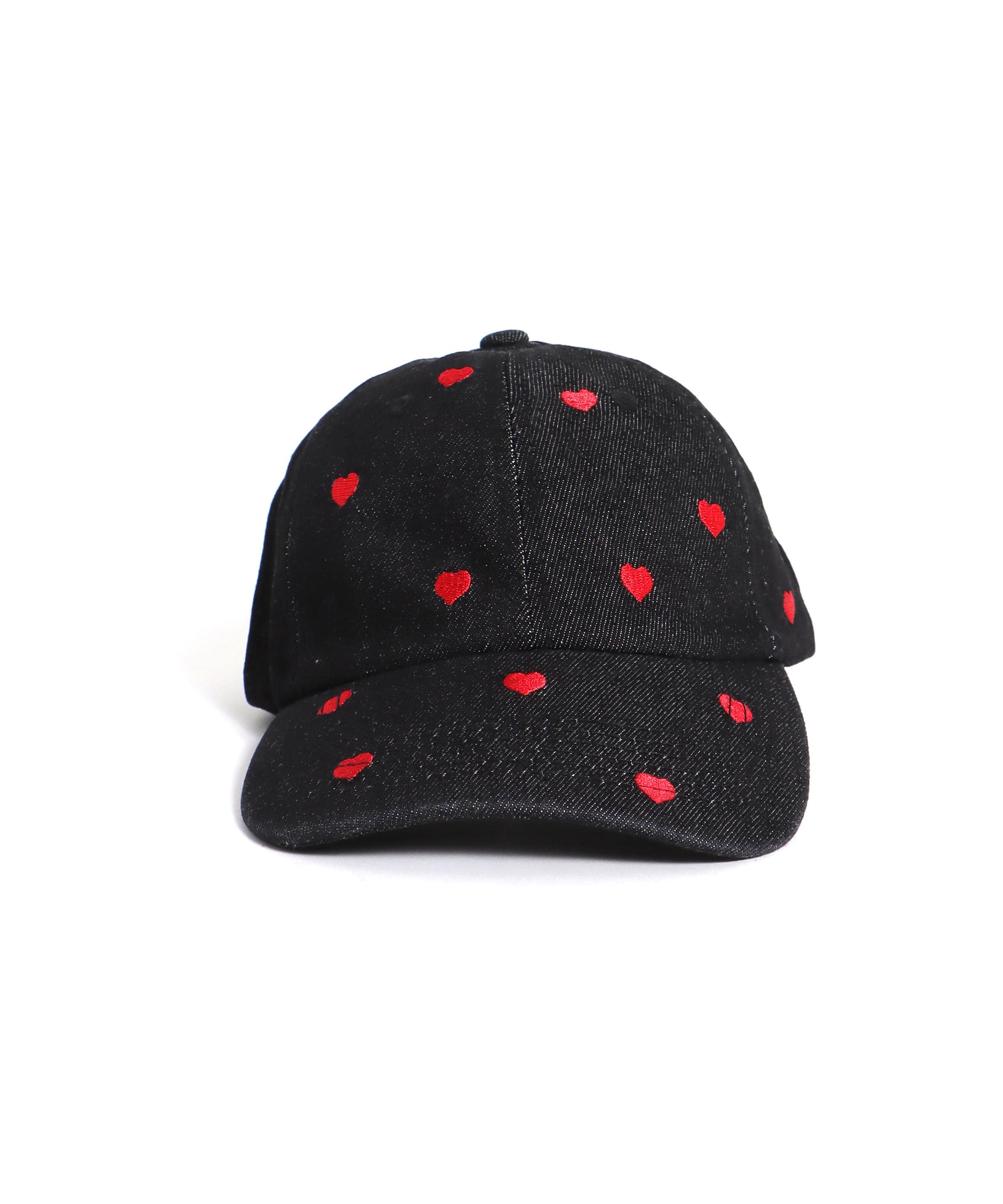 ハート刺繍デニムCAP