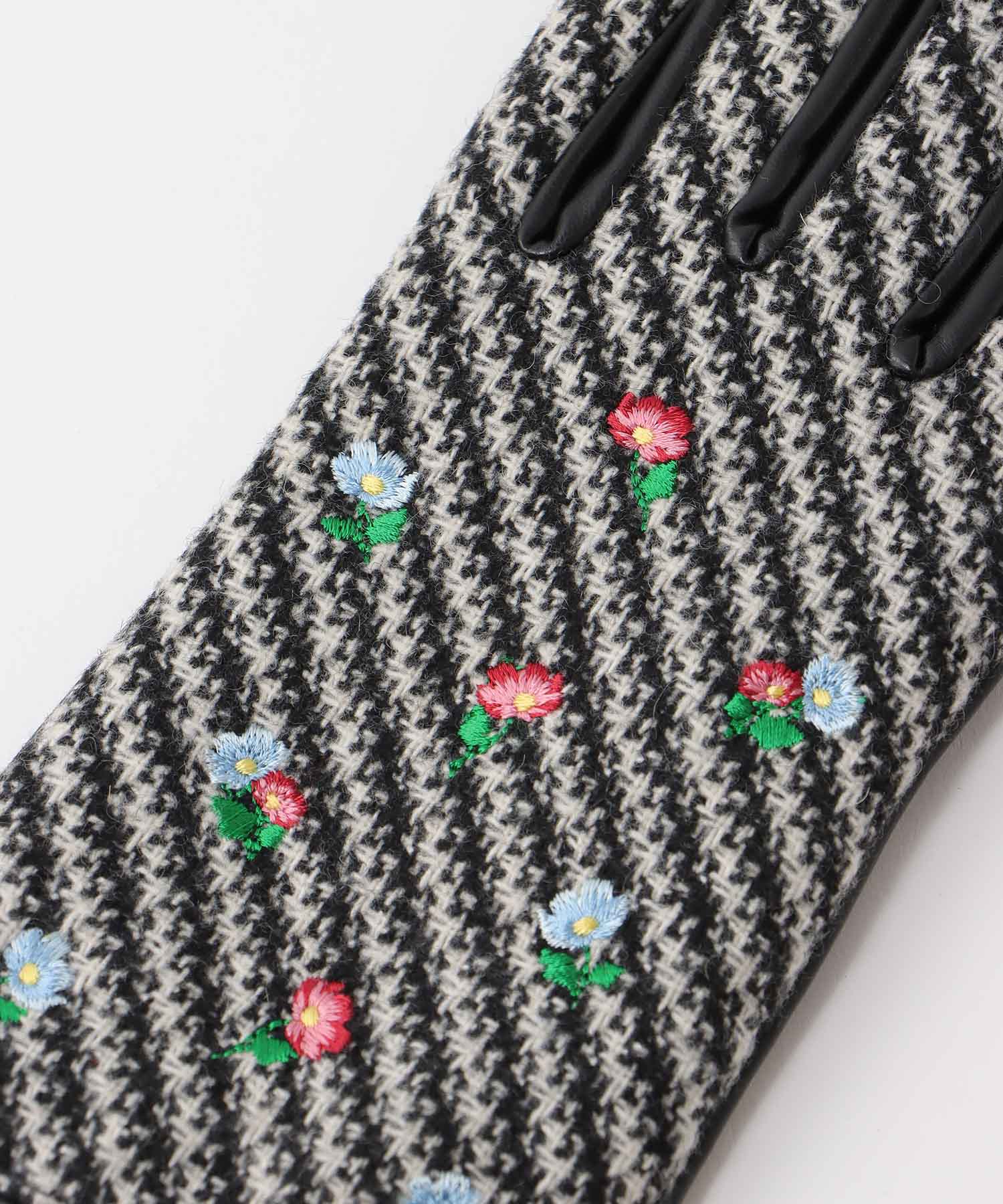 【WEB限定先行予約】Casselini/フラワー刺繍グローブ