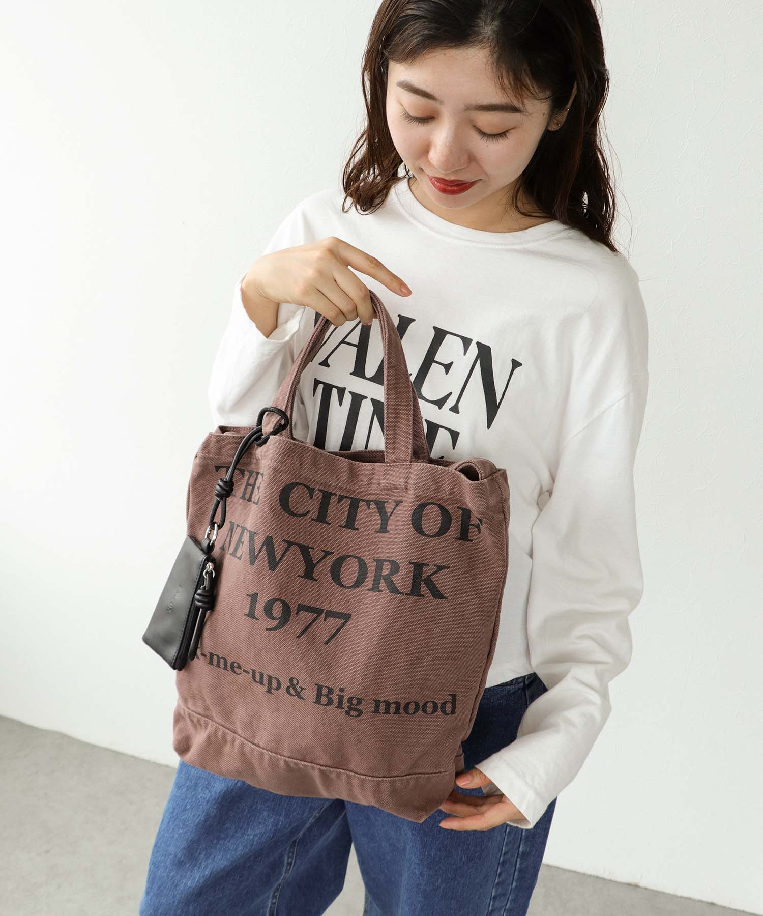 【CONTROL FREAK】WASHED LOGOトートバッグ