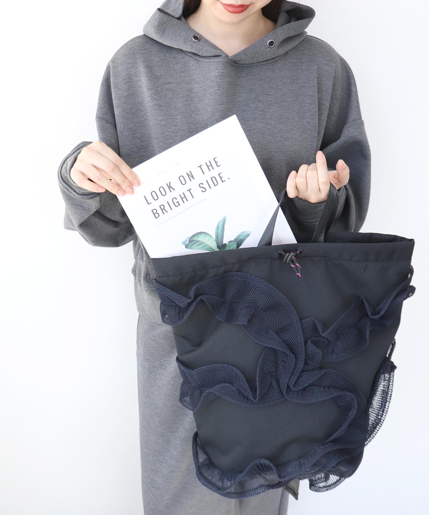 【Casselini×Cepica】チュールフリルナップサック（別注）
