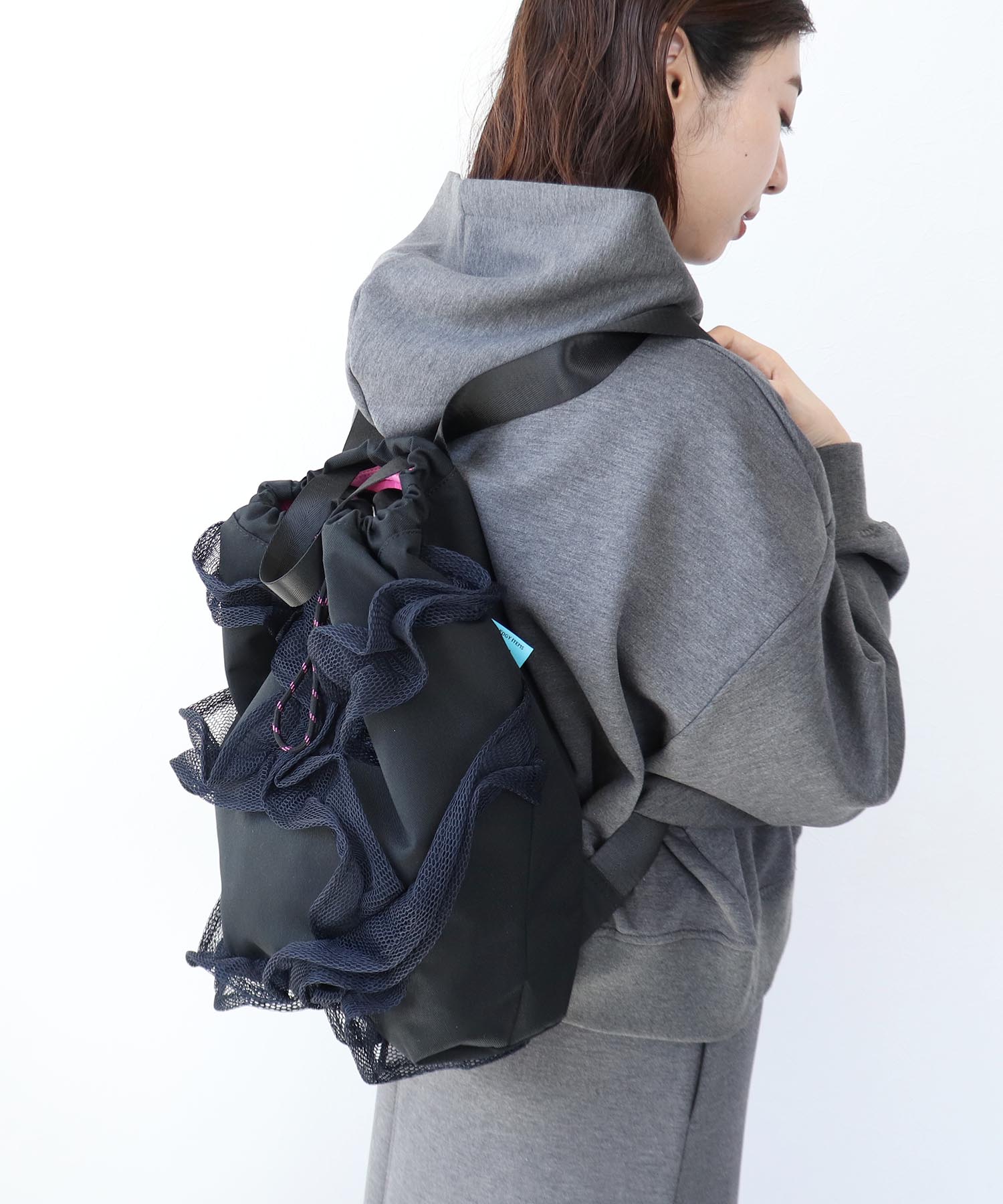 【Casselini×Cepica】チュールフリルナップサック（別注）