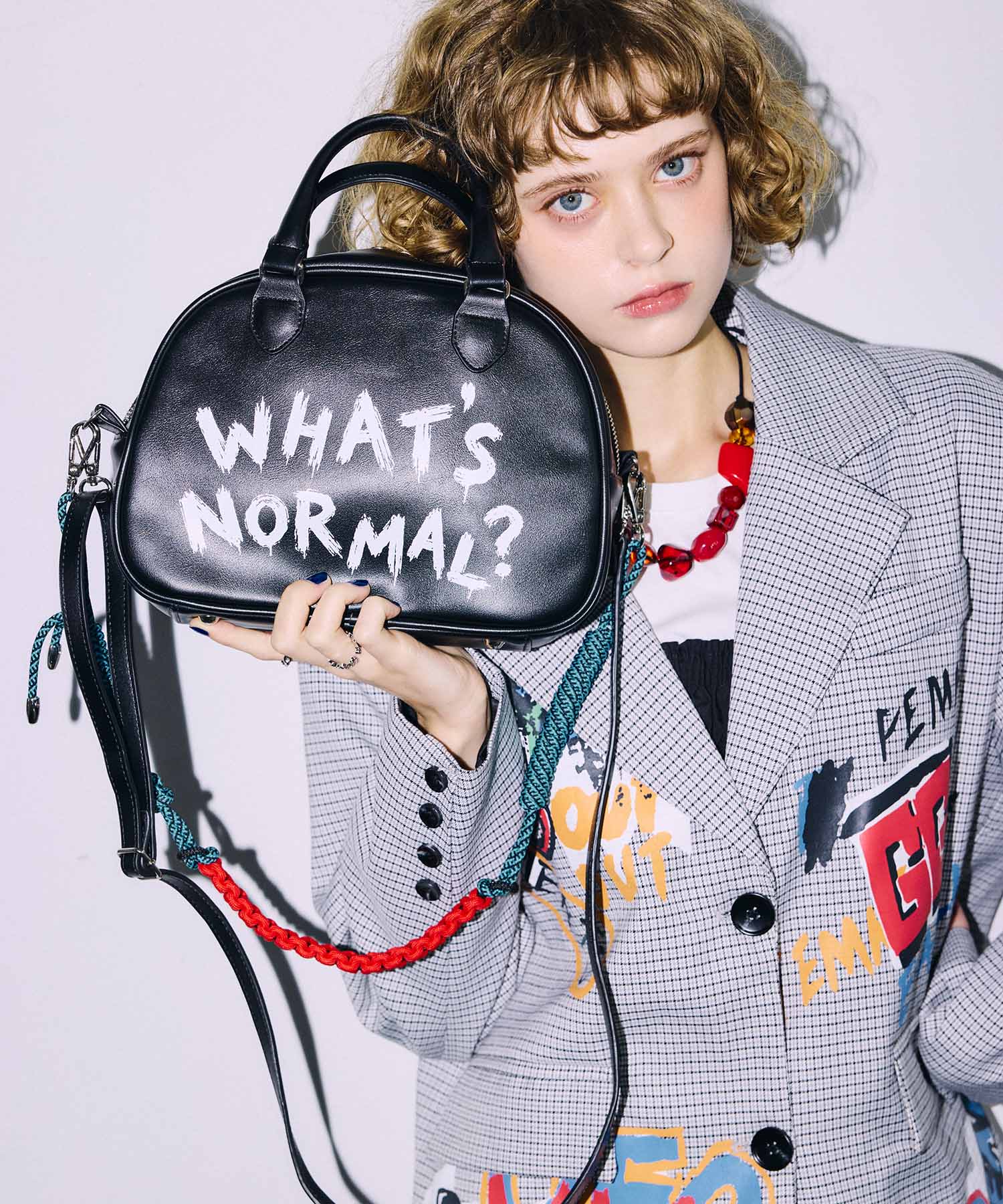 ＜WEB先行予約＞Casselini×Cepicaペイントロゴミニボストンバッグ(別注)
