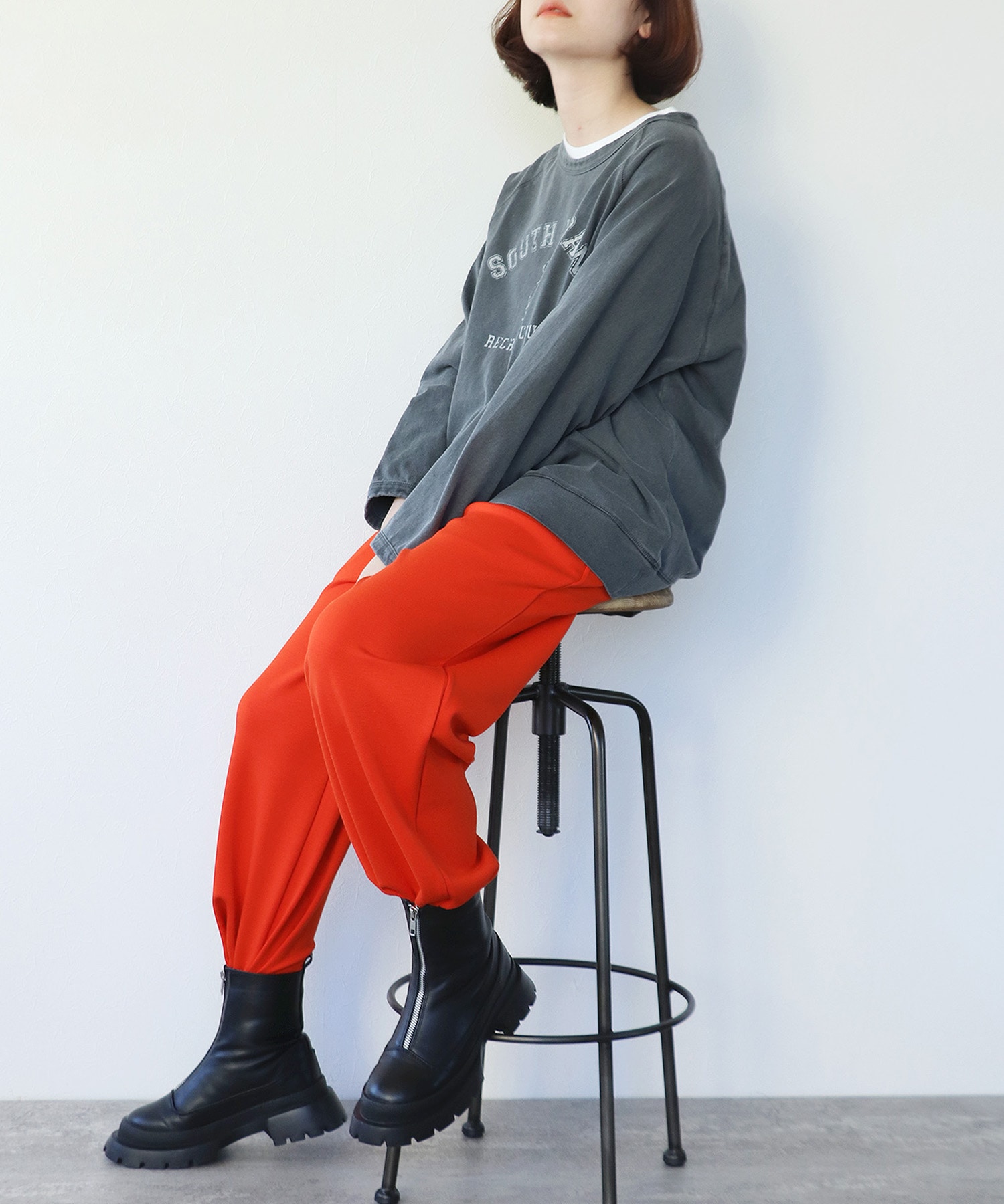 Casselini キャセリーニ センターzipトラックショートブーツ On Jione Store ジオン商事 公式オンラインストア