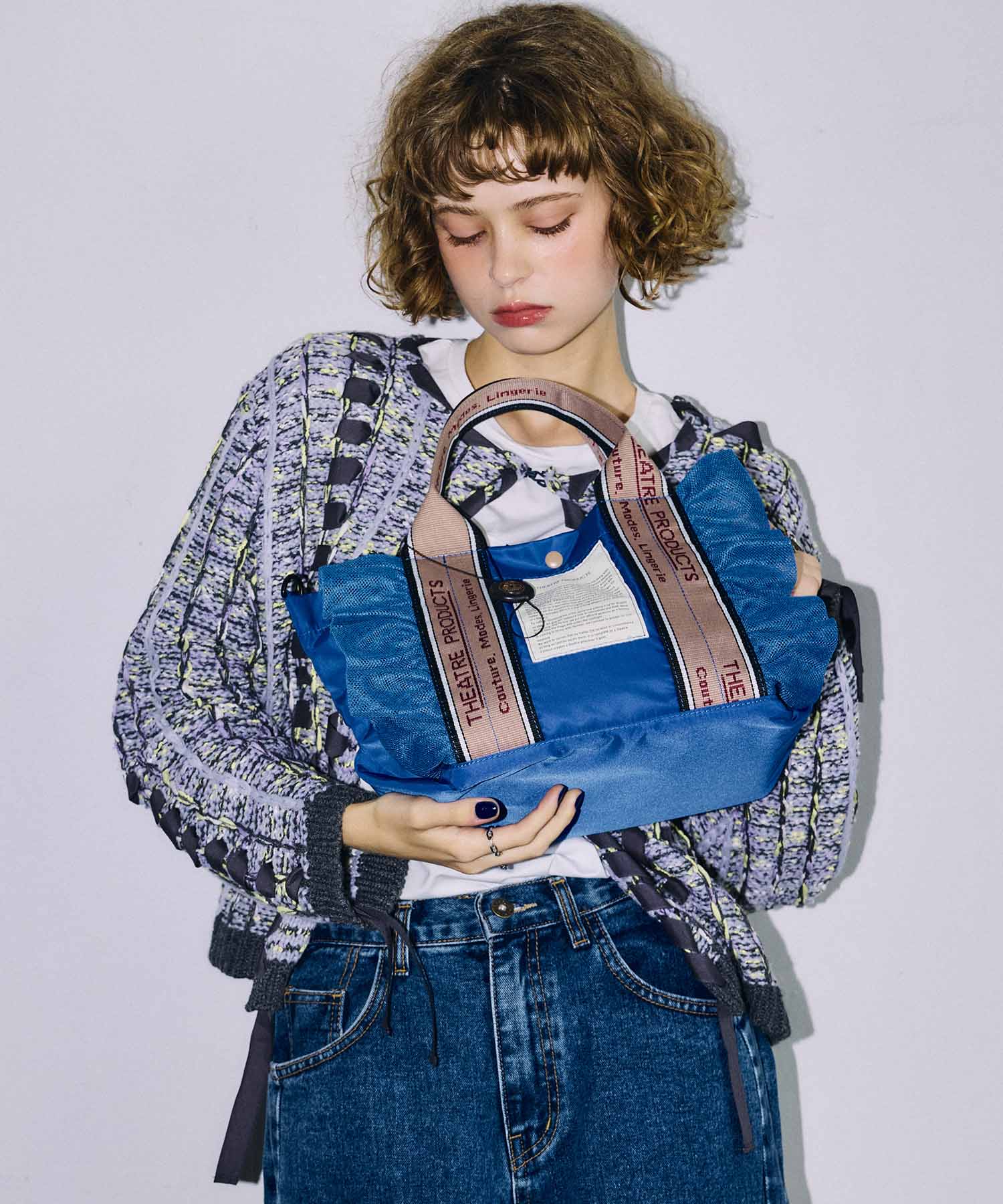 【THEATRE PRODUCTS×Cepica】テムズフリルメッシュ2WAYトート