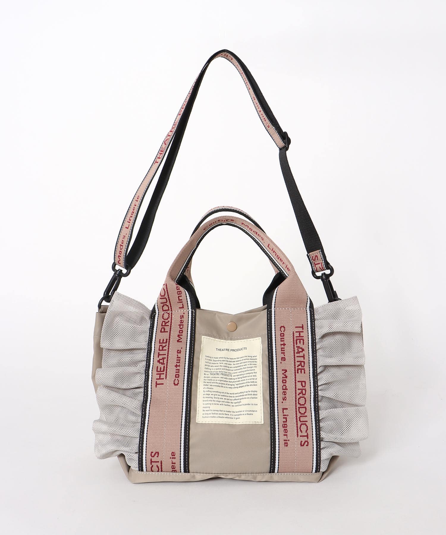 【THEATRE PRODUCTS×Cepica】テムズフリルメッシュ2WAYトート