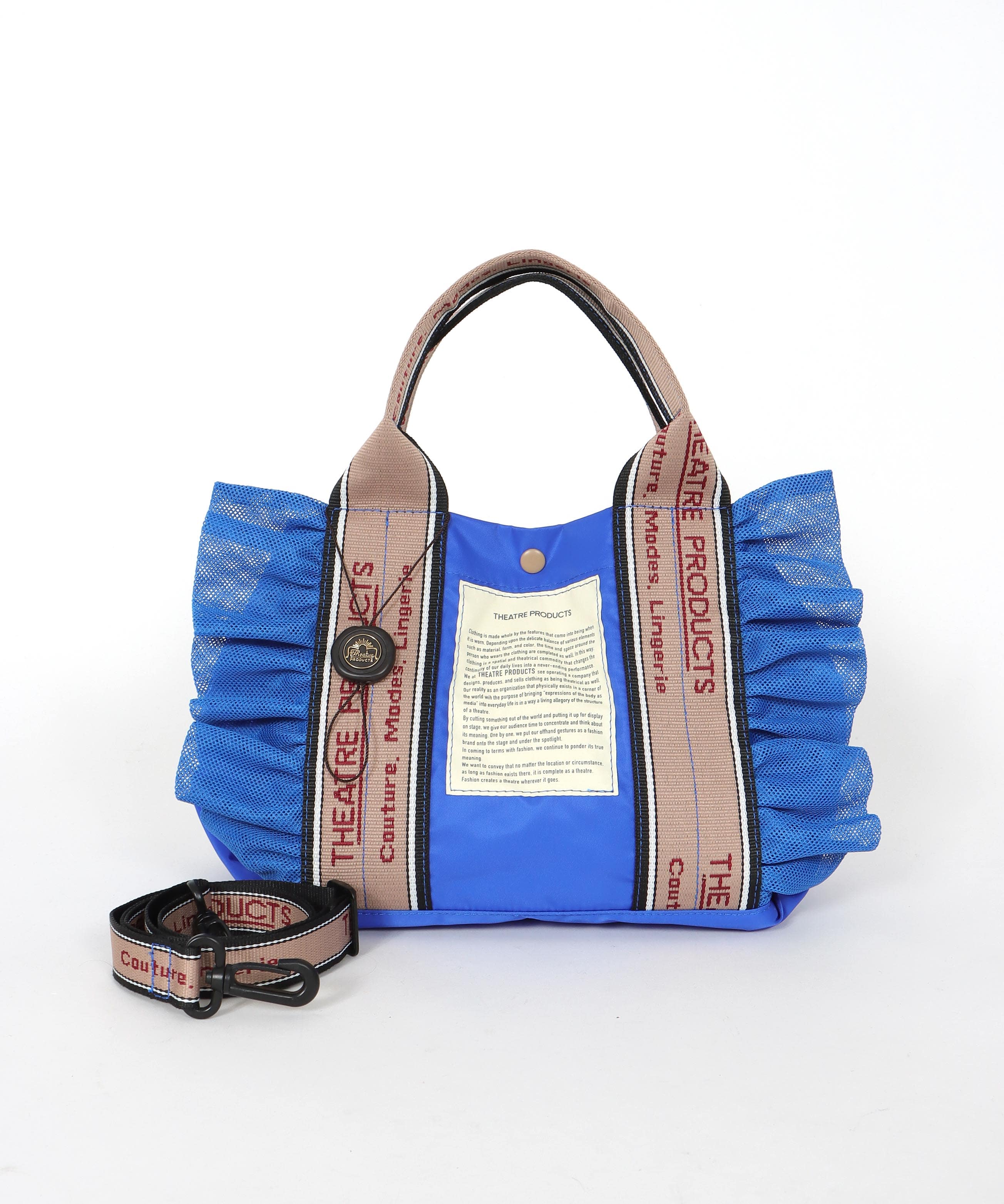 【THEATRE PRODUCTS×Cepica】テムズフリルメッシュ2WAYトート