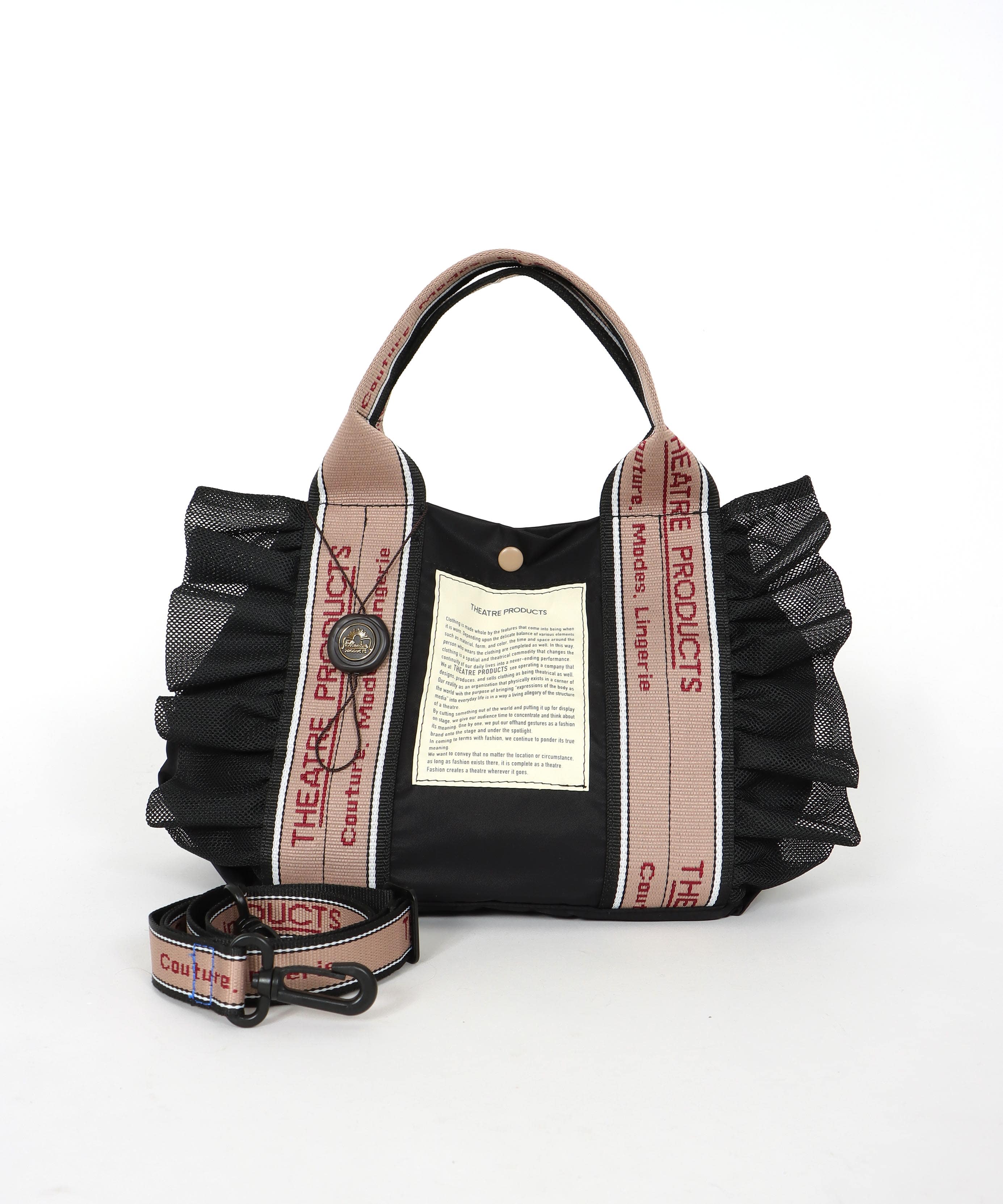 【THEATRE PRODUCTS×Cepica】テムズフリルメッシュ2WAYトート