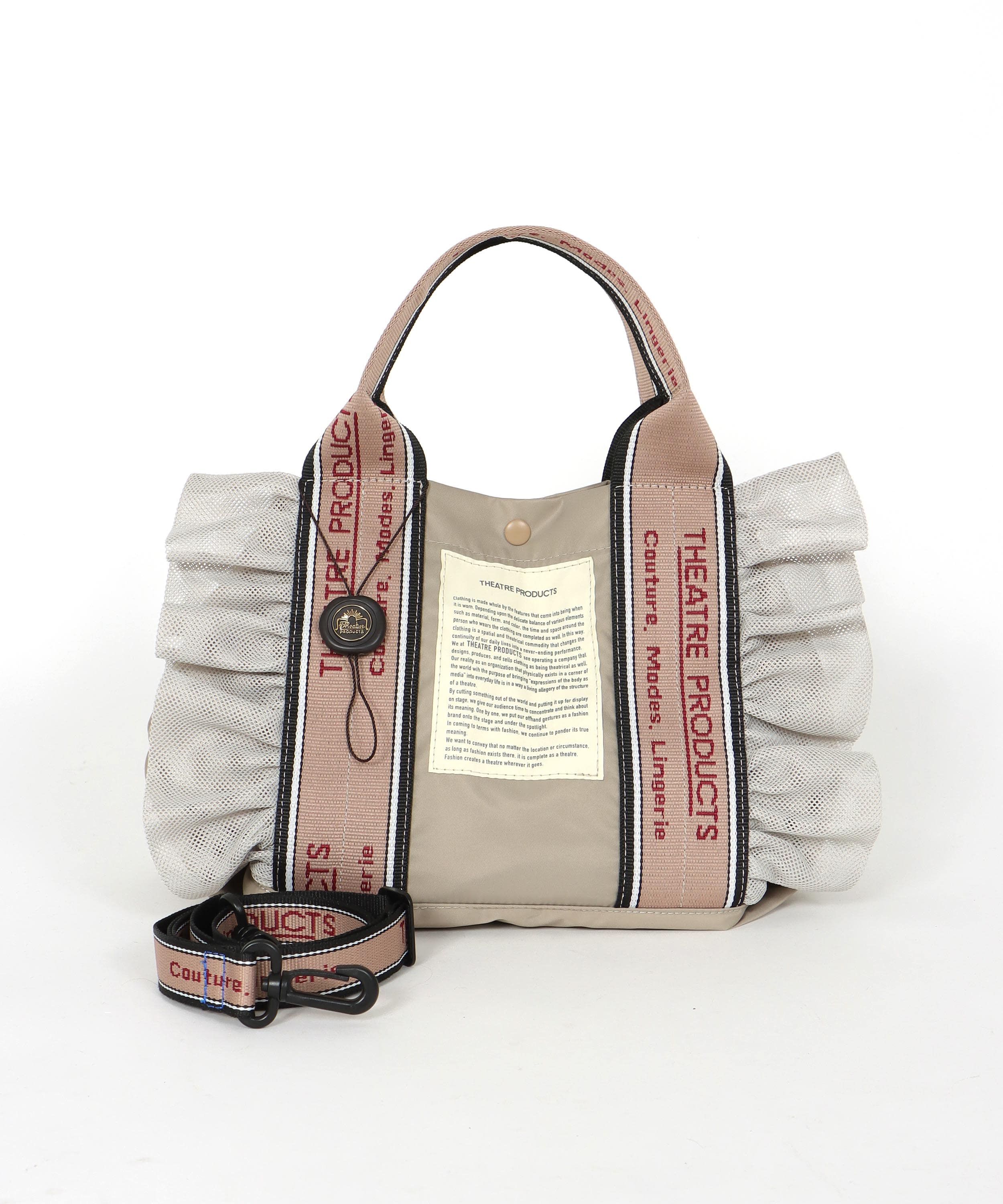 【THEATRE PRODUCTS×Cepica】テムズフリルメッシュ2WAYトート