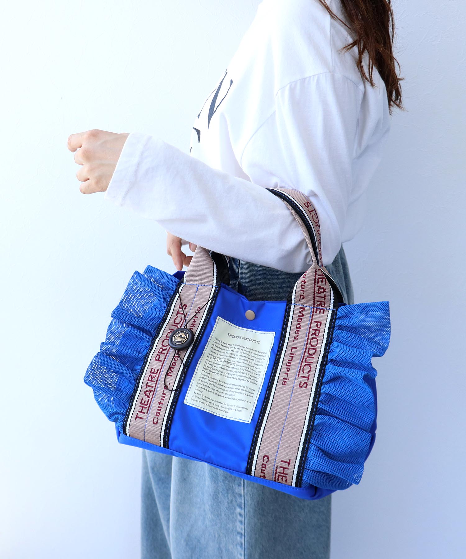 【THEATRE PRODUCTS×Cepica】テムズフリルメッシュ2WAYトート