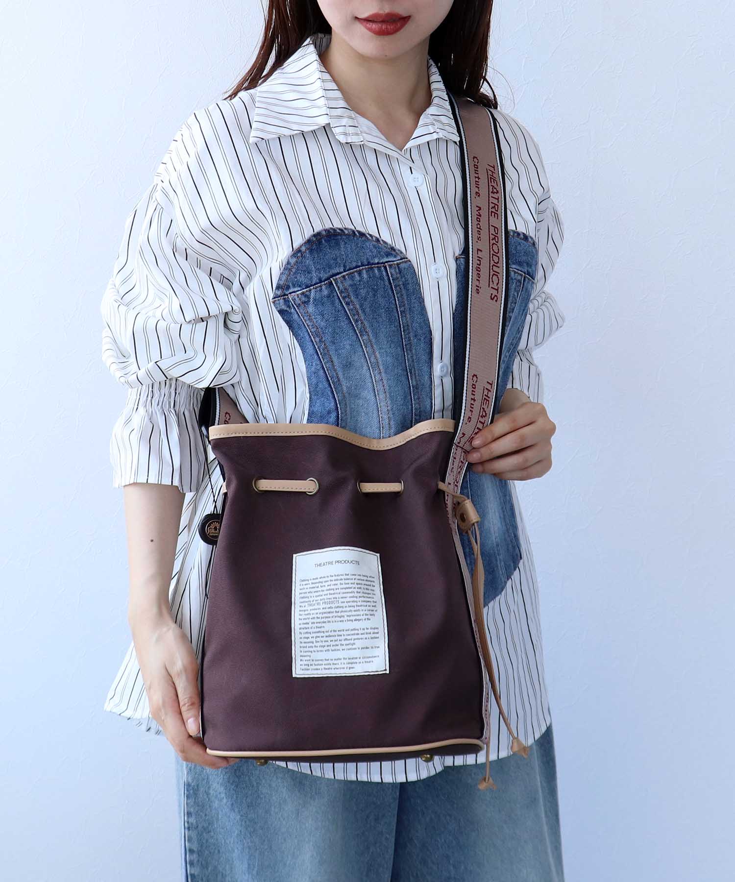 【THEATRE PRODUCTS】DIVETTEバケットショルダーバッグ（別注）