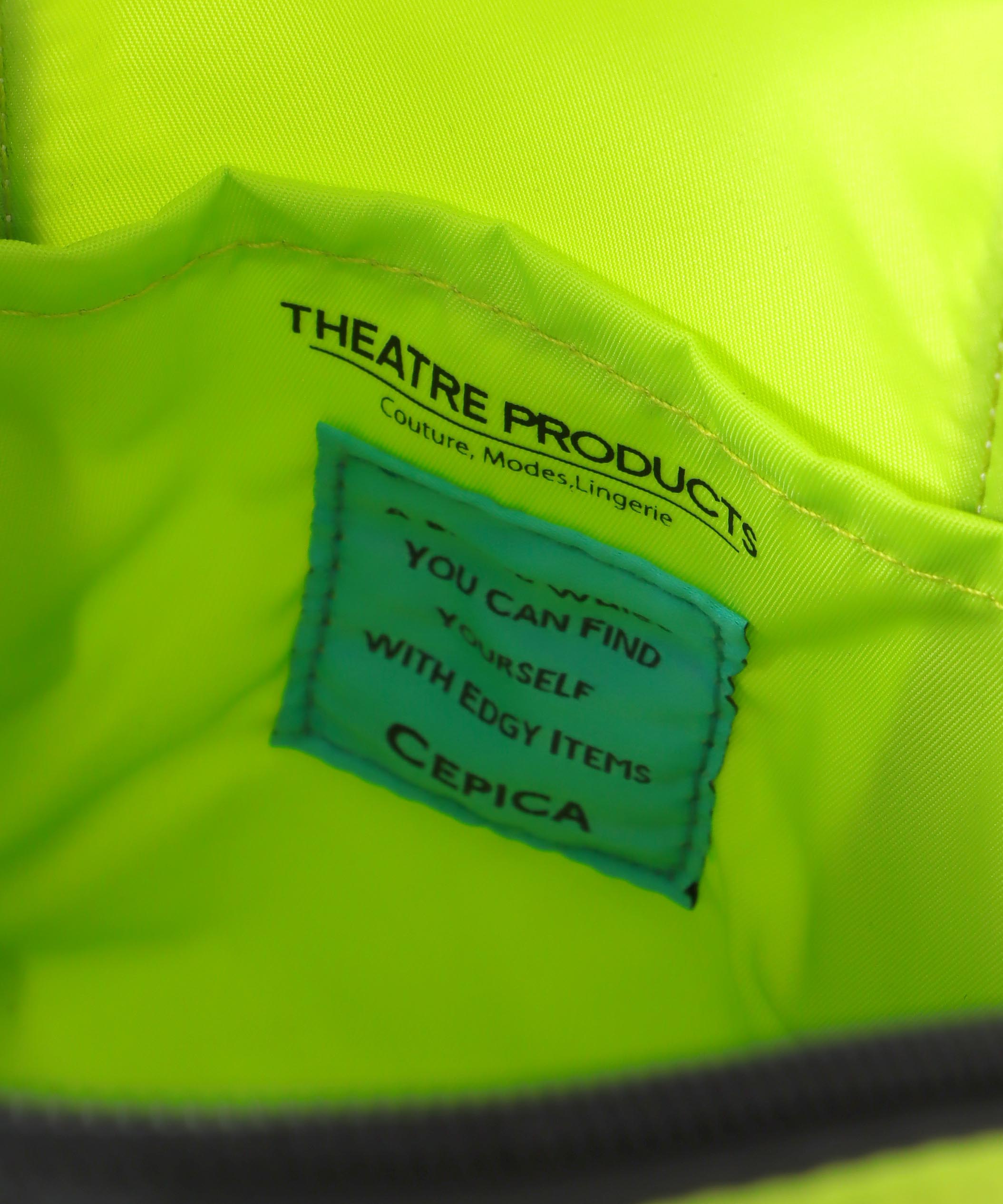 【THEATRE PRODUCTS×Cepica】メッシュ切替カラーコンビミニボストンバッグ