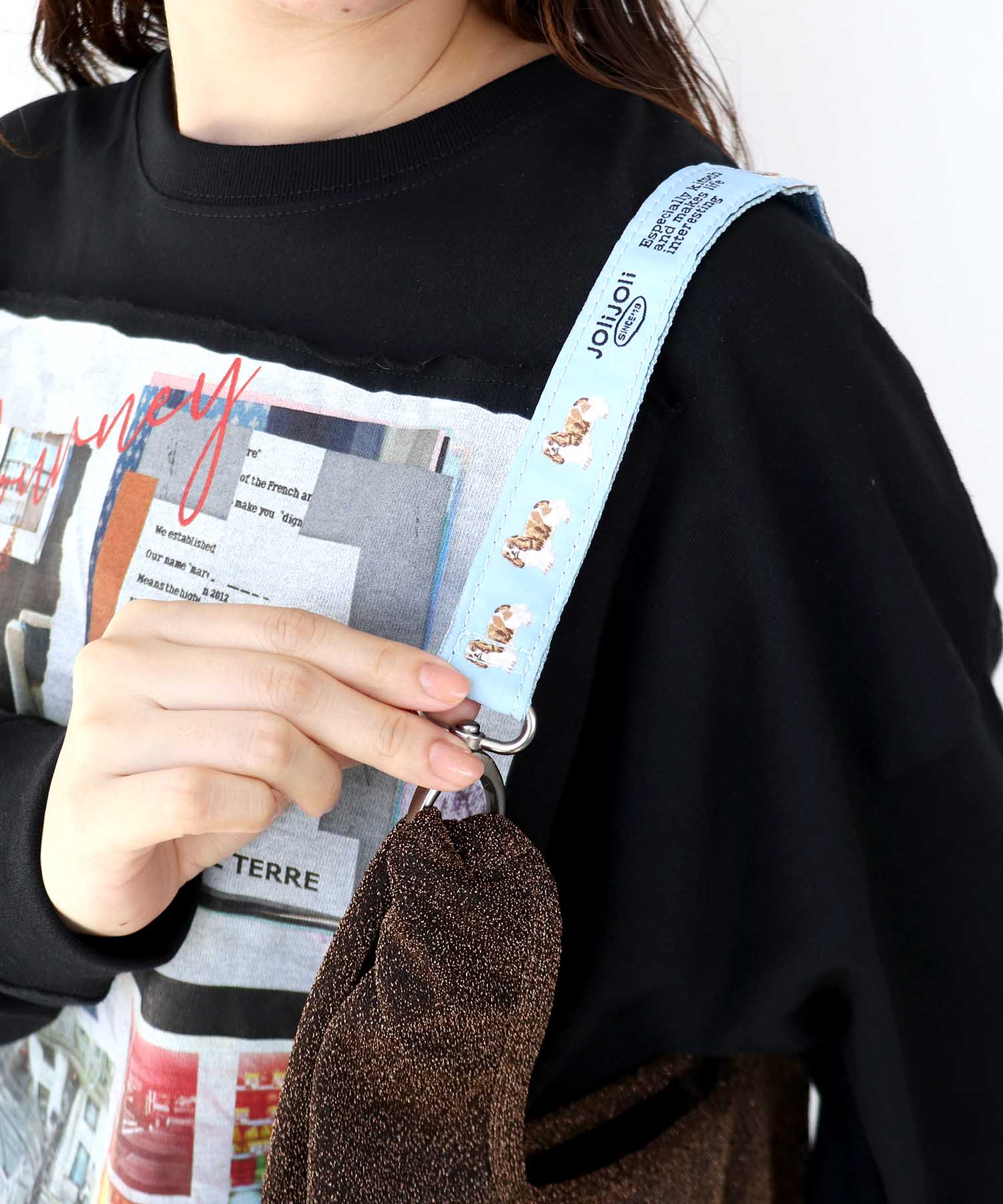 【JOliJOli】ローカルズストラップ付ショッパーバッグ