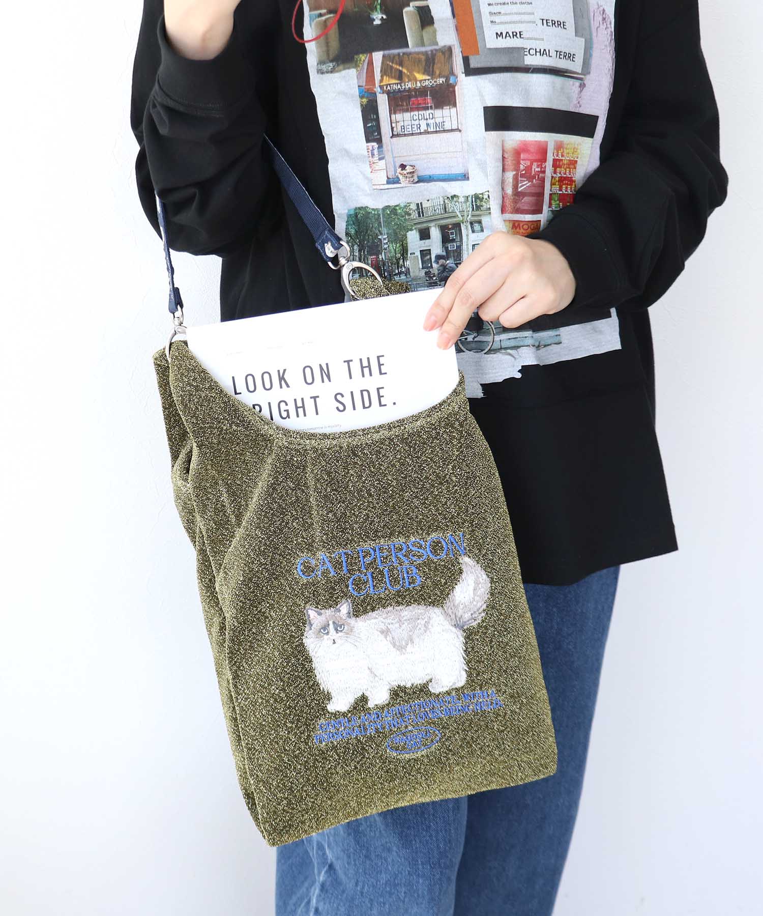 【JOliJOli】ローカルズストラップ付ショッパーバッグ