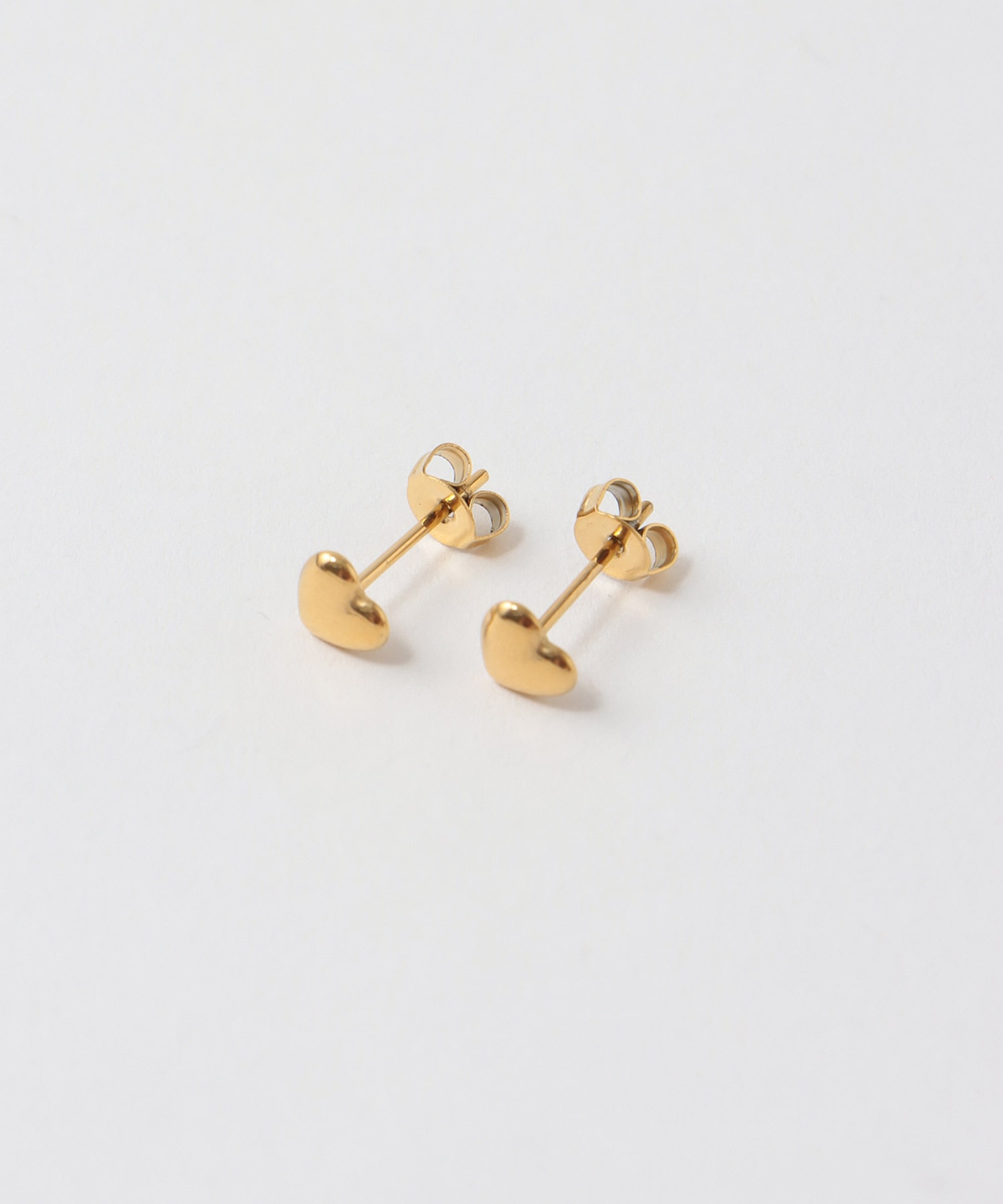 【ステンレス】ミニハートピアス