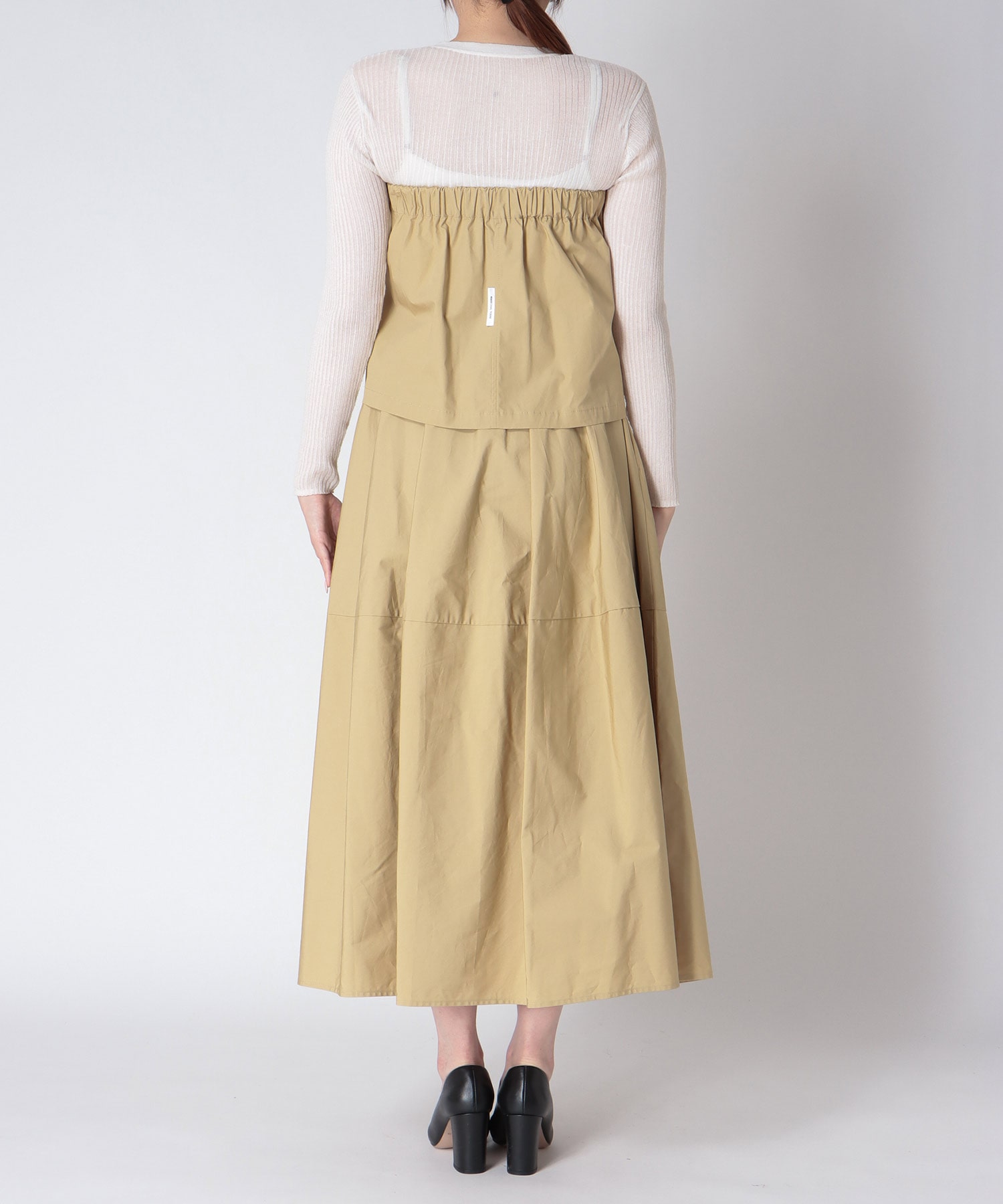 【MARECHAL TERRE】3WAYビスチェコクーンフレアスカート