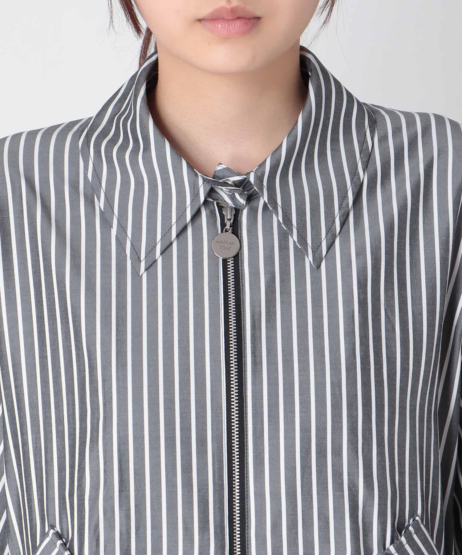 【MARECHAL TERRE】バックティアードシャツブルゾン