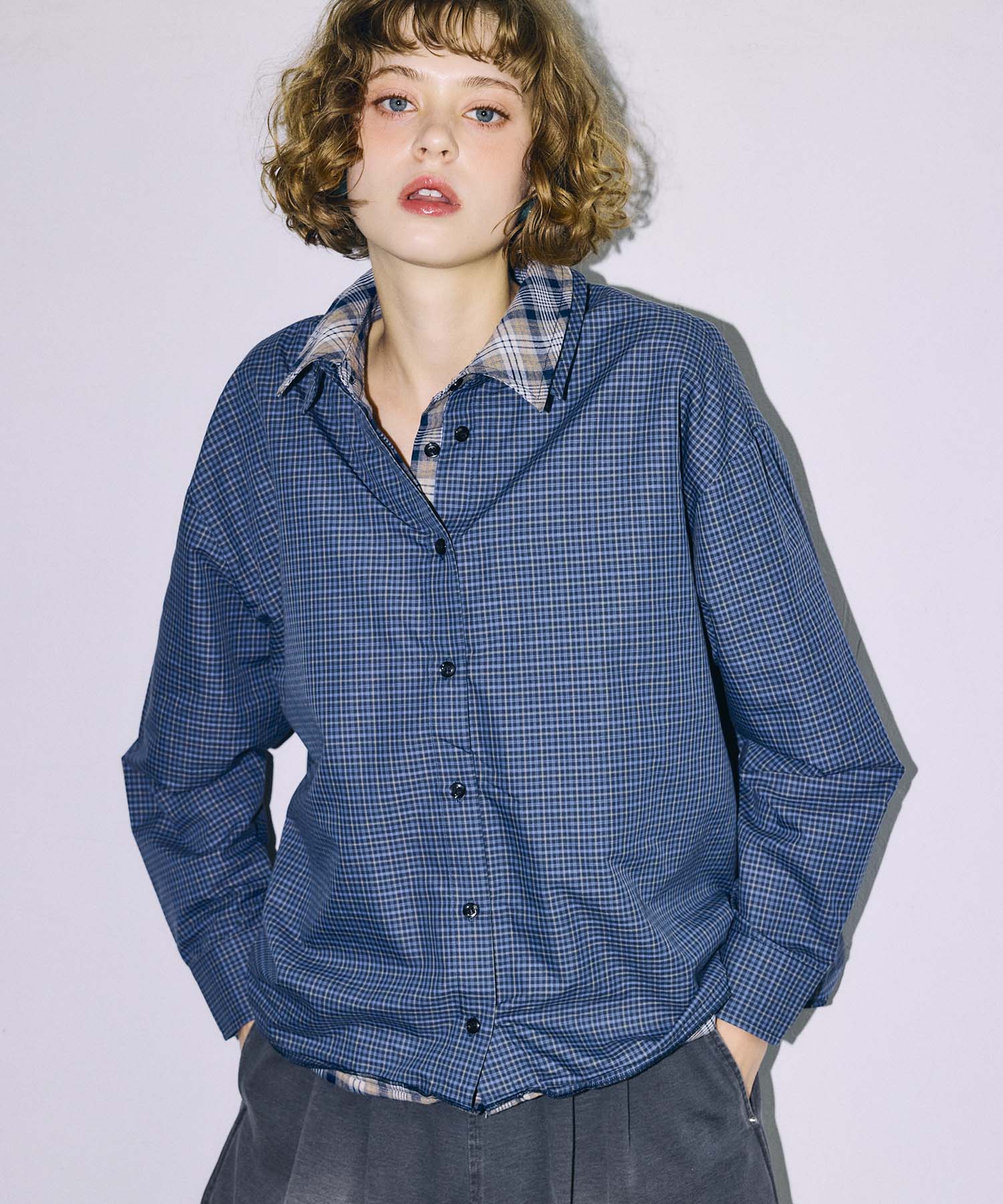 【MARECHAL TERRE】3WAYコンビネーションシャツ