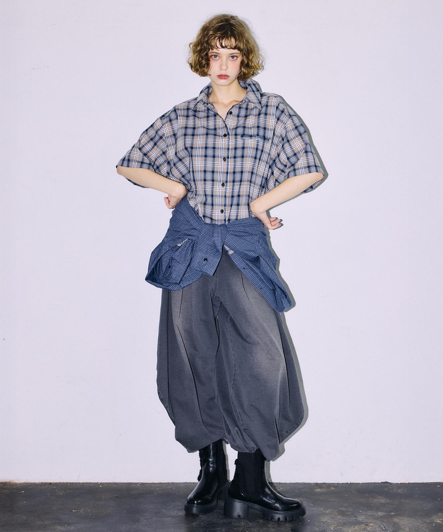 【MARECHAL TERRE】3WAYコンビネーションシャツ
