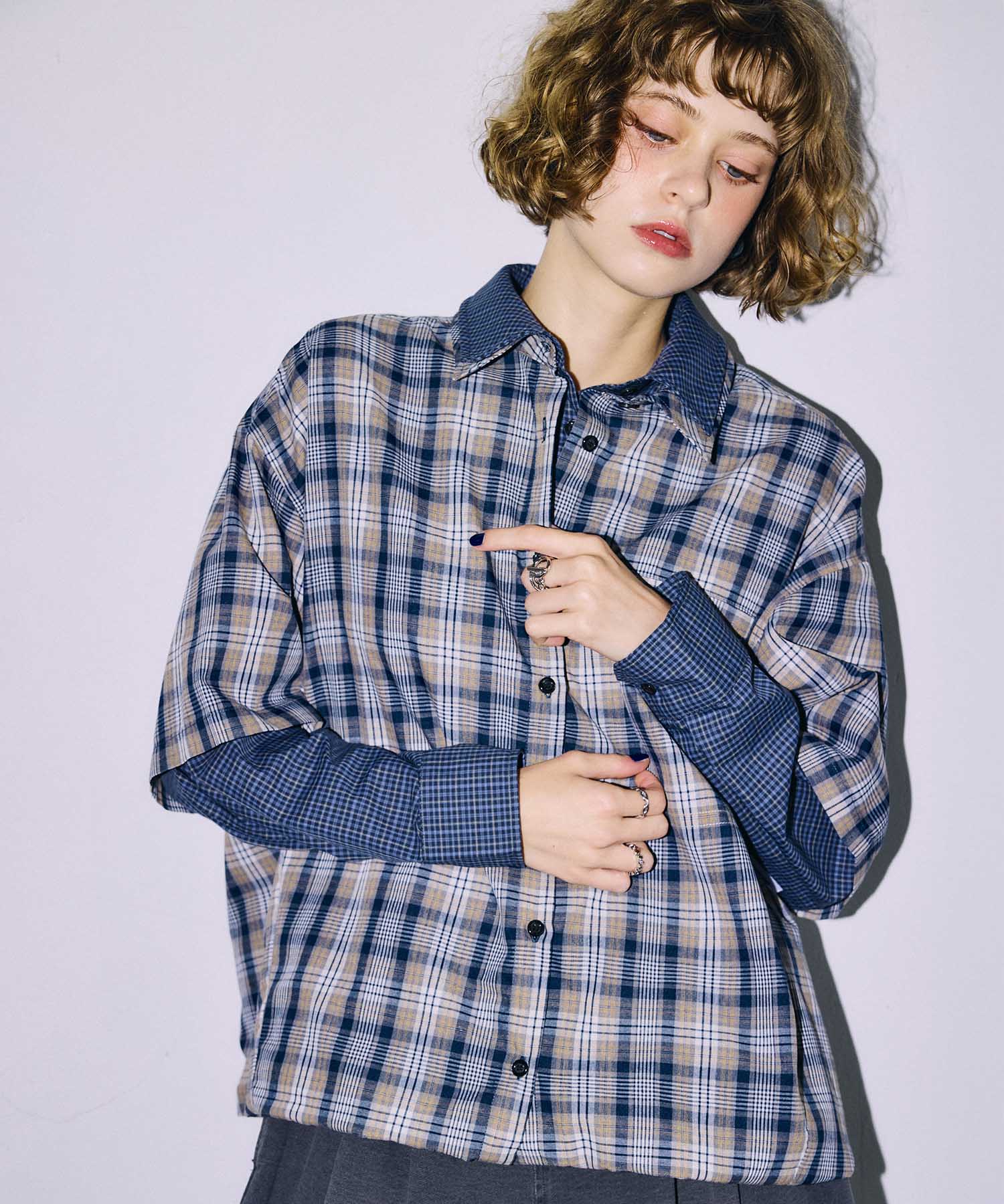 【MARECHAL TERRE】3WAYコンビネーションシャツ