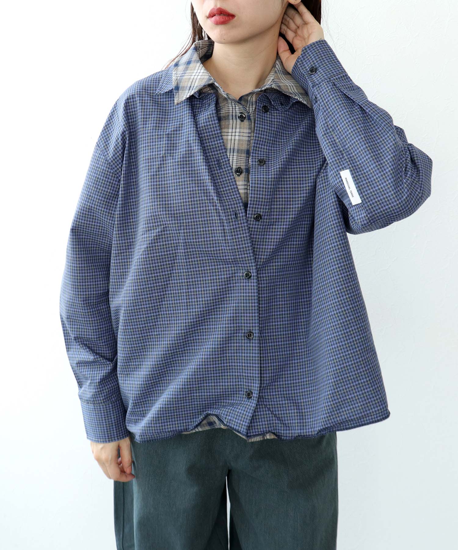 【MARECHAL TERRE】3WAYコンビネーションシャツ