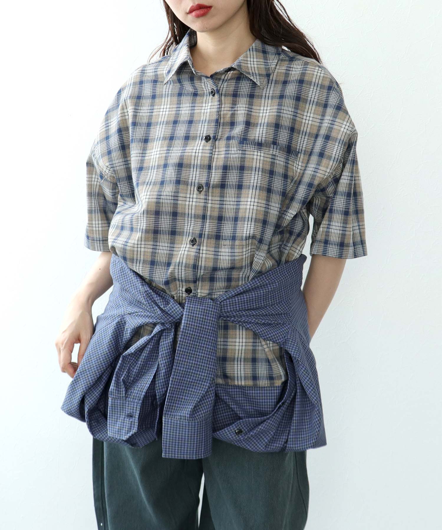 【MARECHAL TERRE】3WAYコンビネーションシャツ