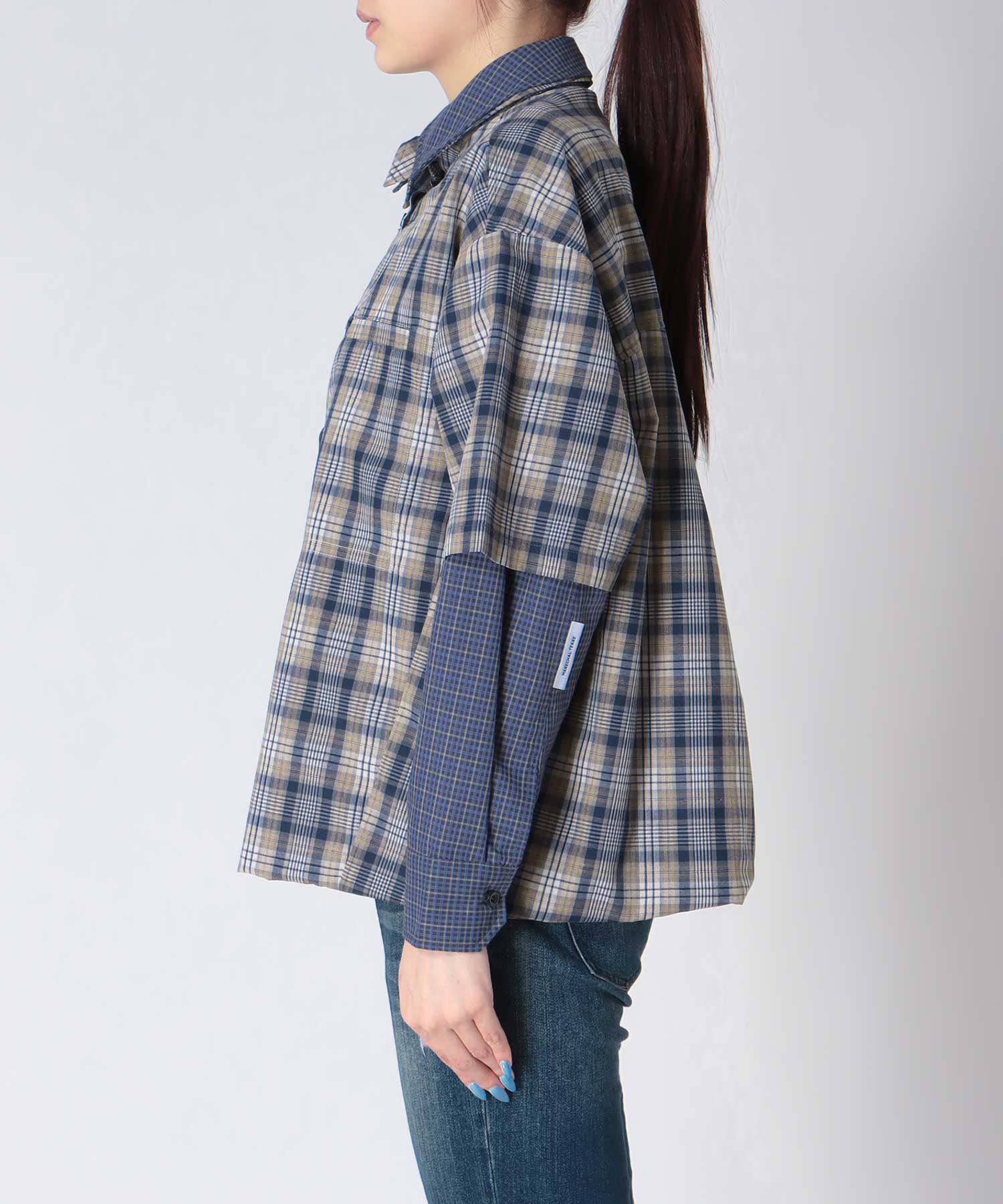 【MARECHAL TERRE】3WAYコンビネーションシャツ