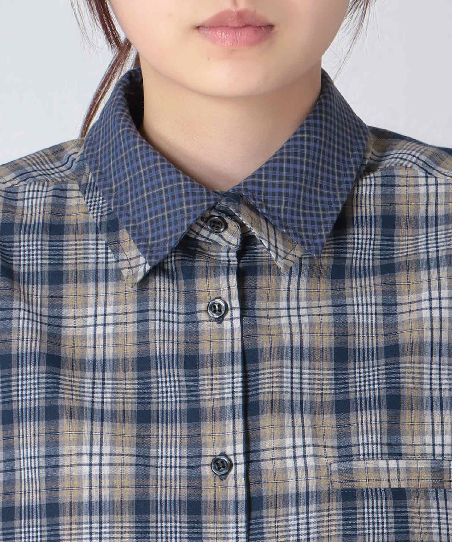 【MARECHAL TERRE】3WAYコンビネーションシャツ