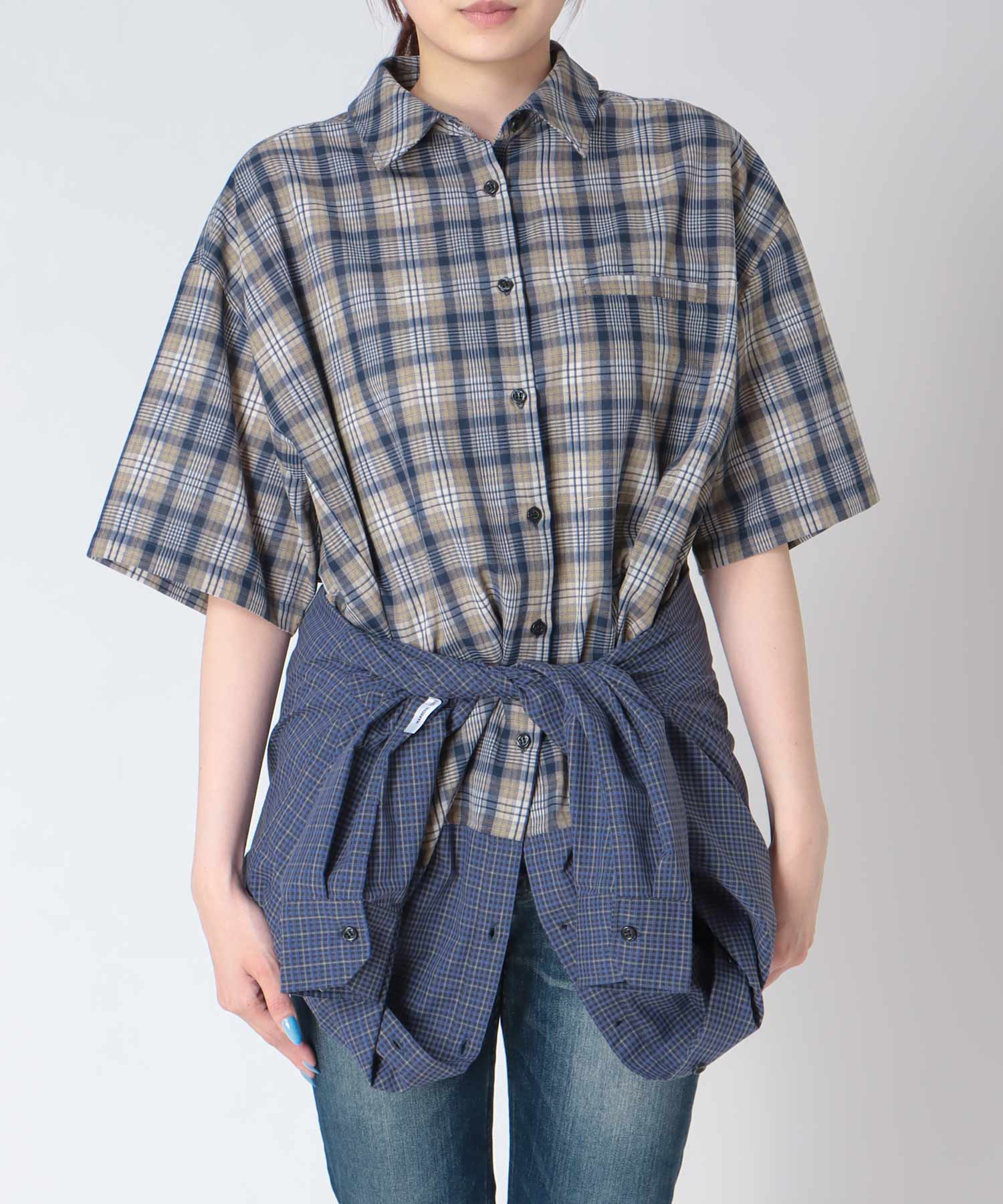 【MARECHAL TERRE】3WAYコンビネーションシャツ