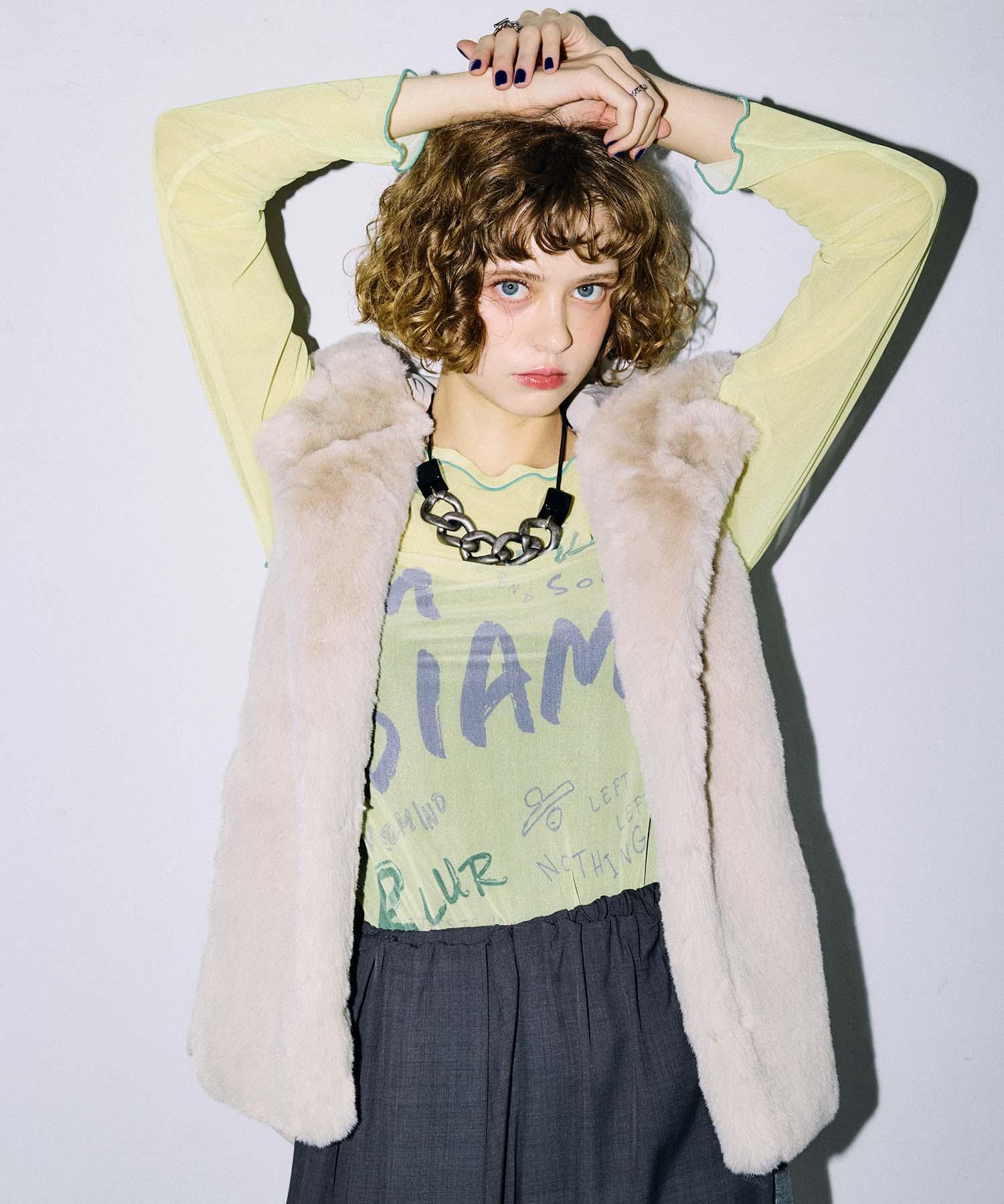 【MARECHAL TERRE】FILLING FUR VEST 2026