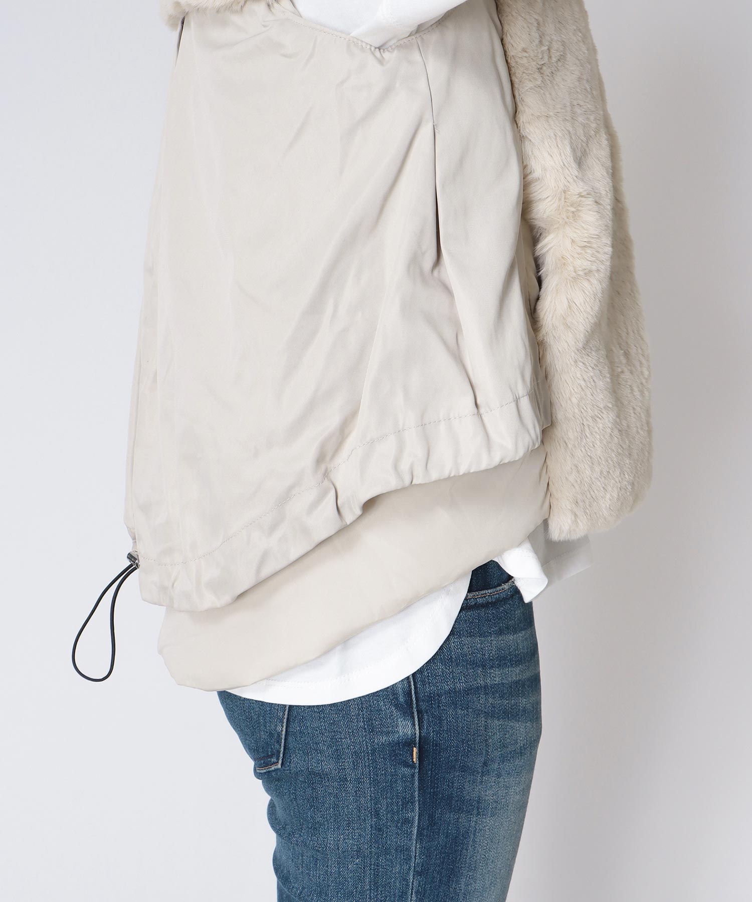 【MARECHAL TERRE】FILLING FUR VEST 2026