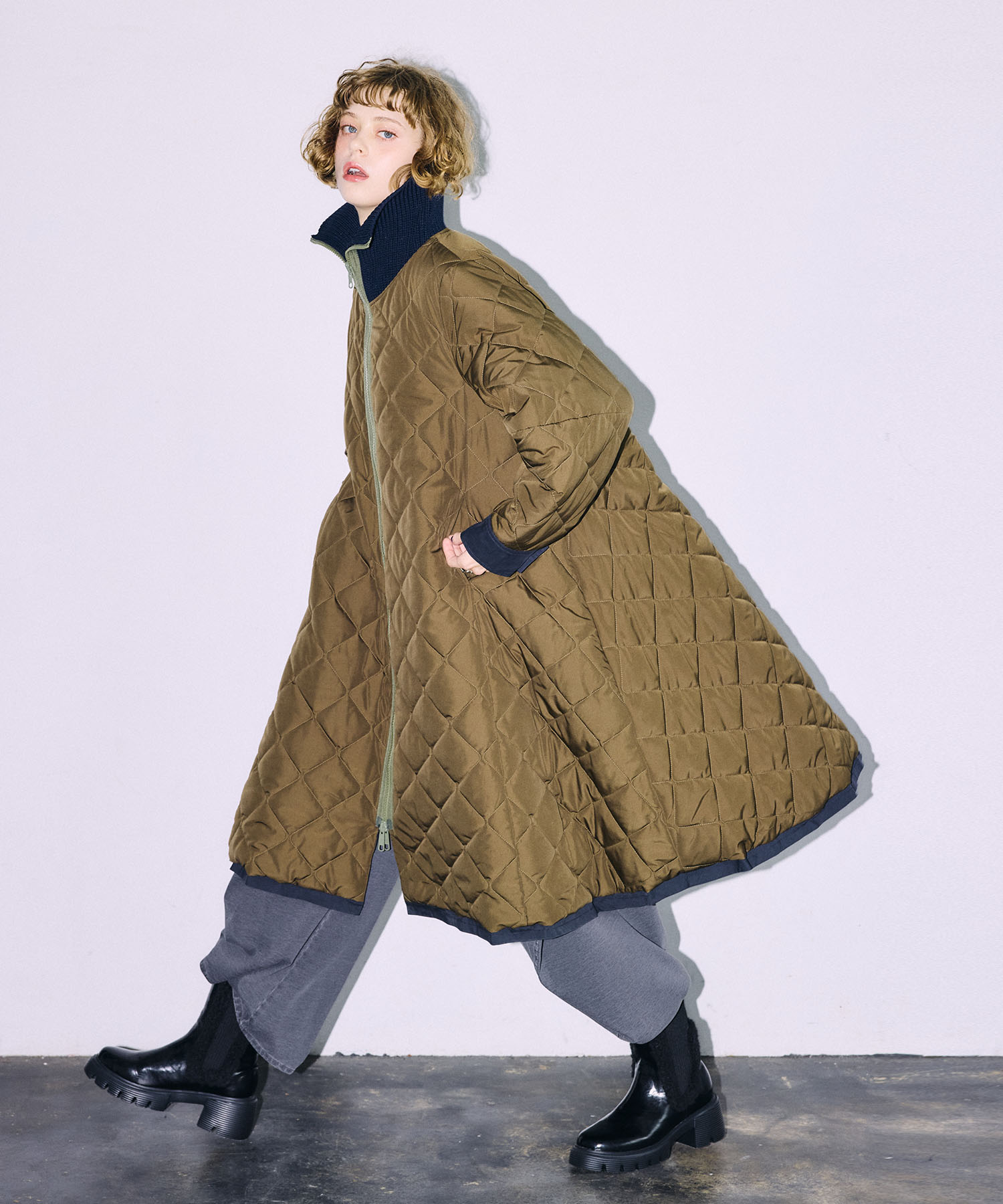 【WEB限定先行予約】MALCHAL TERRE /リバーシブルAラインコート