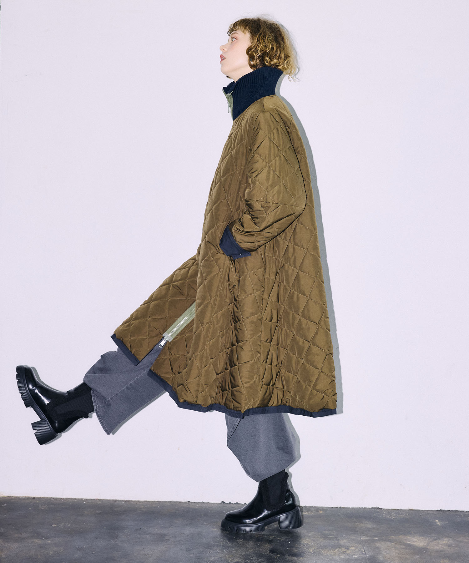 【WEB限定先行予約】MALCHAL TERRE /リバーシブルAラインコート