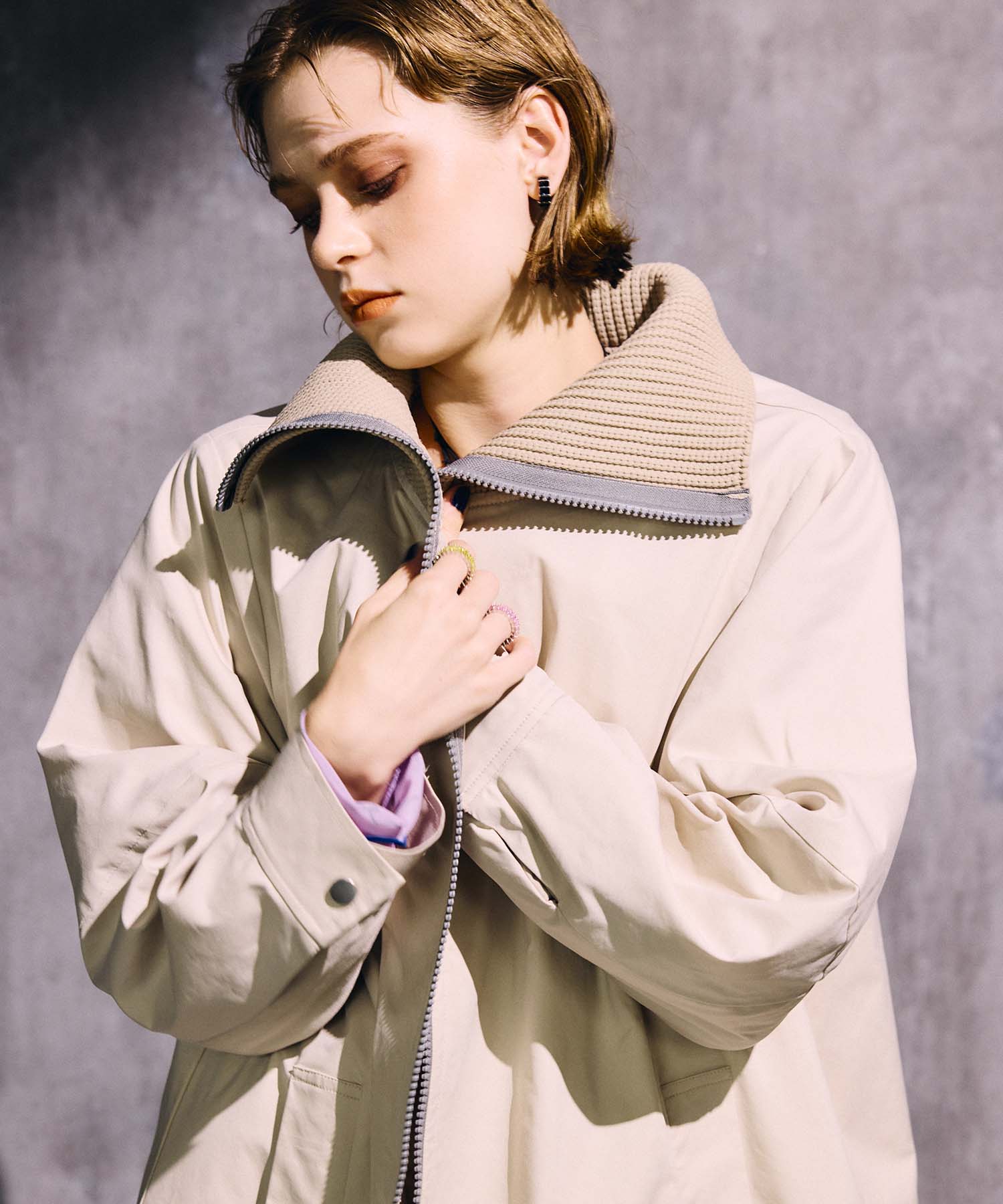 【WEB限定先行予約】MALCHAL TERRE /リバーシブルAラインコート