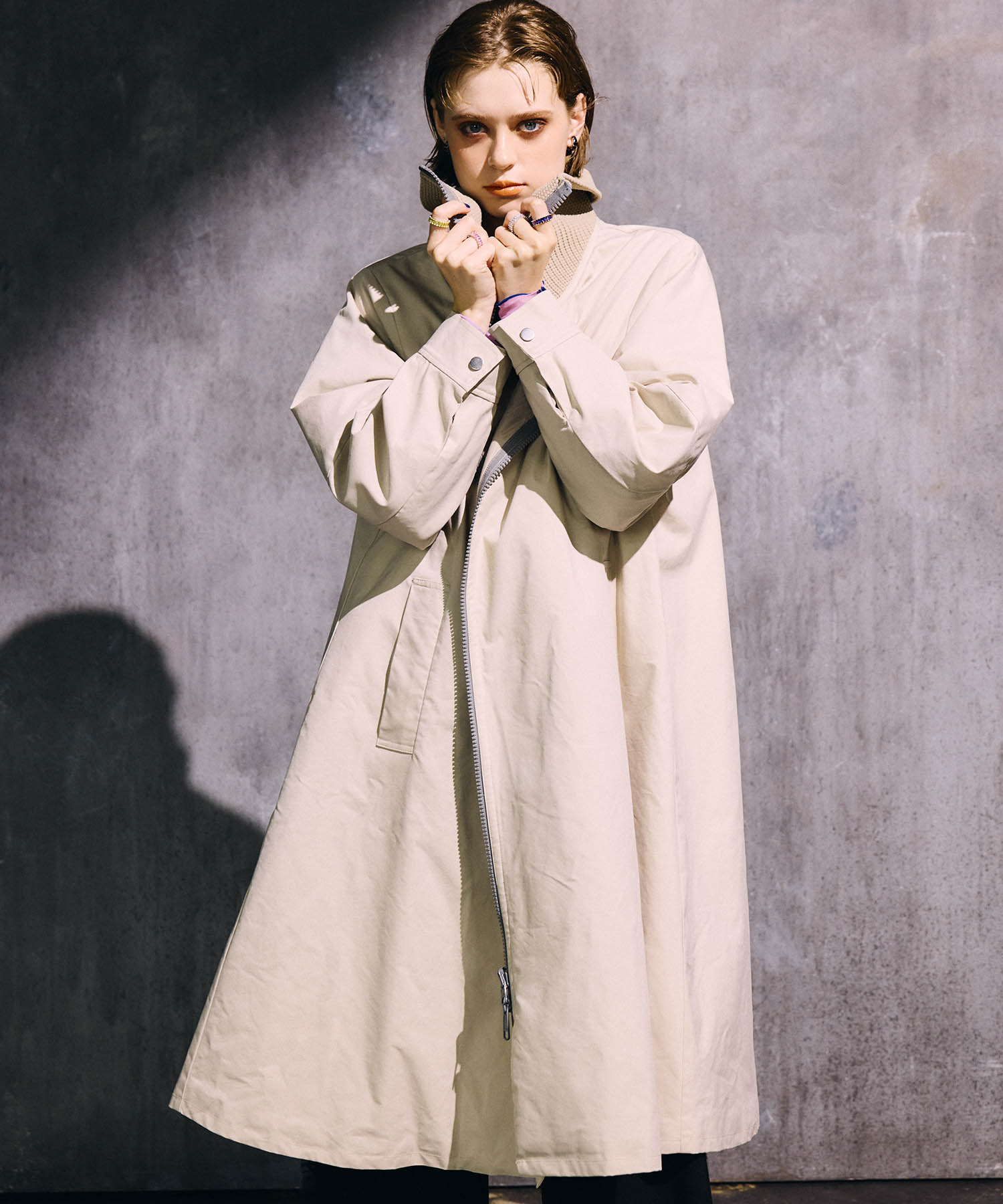 【WEB限定先行予約】MALCHAL TERRE /リバーシブルAラインコート
