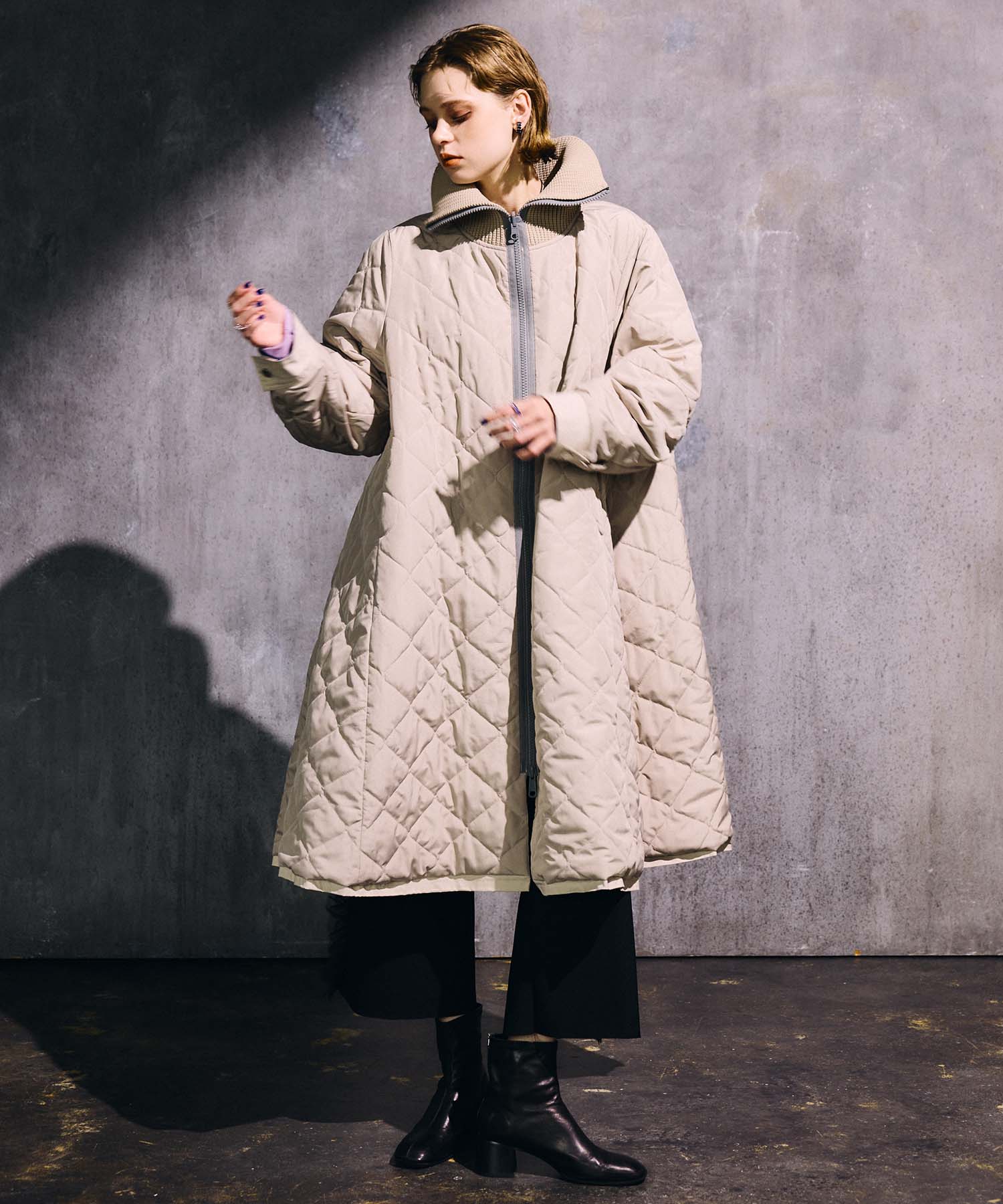 【WEB限定先行予約】MALCHAL TERRE /リバーシブルAラインコート