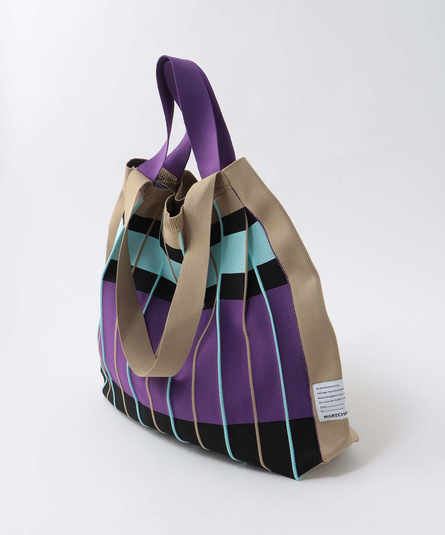 【MARECHAL TERRE】プリーツニットバッグ