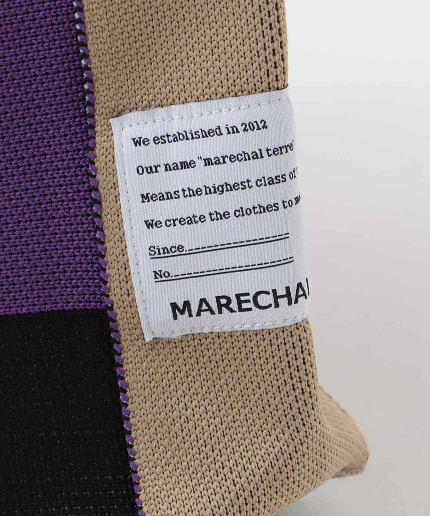 【MARECHAL TERRE】プリーツニットバッグ