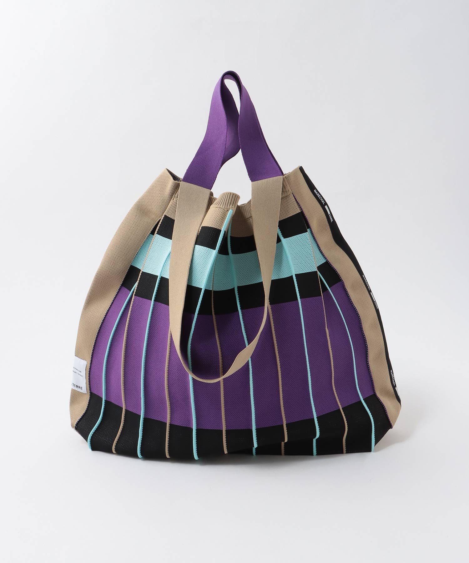 【MARECHAL TERRE】プリーツニットバッグ