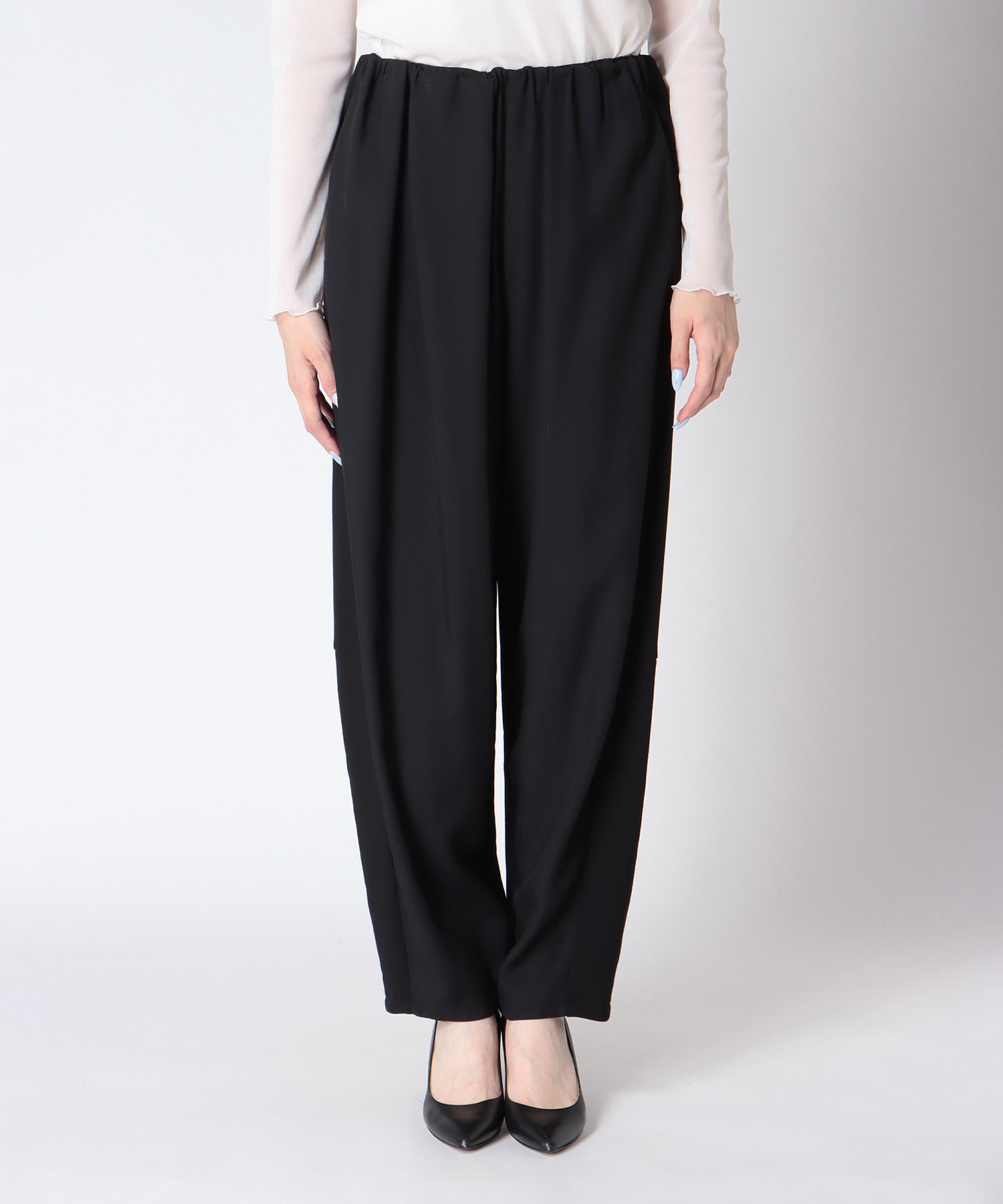 【MARECHAL TERRE】バックコンビネーションタックパンツ
