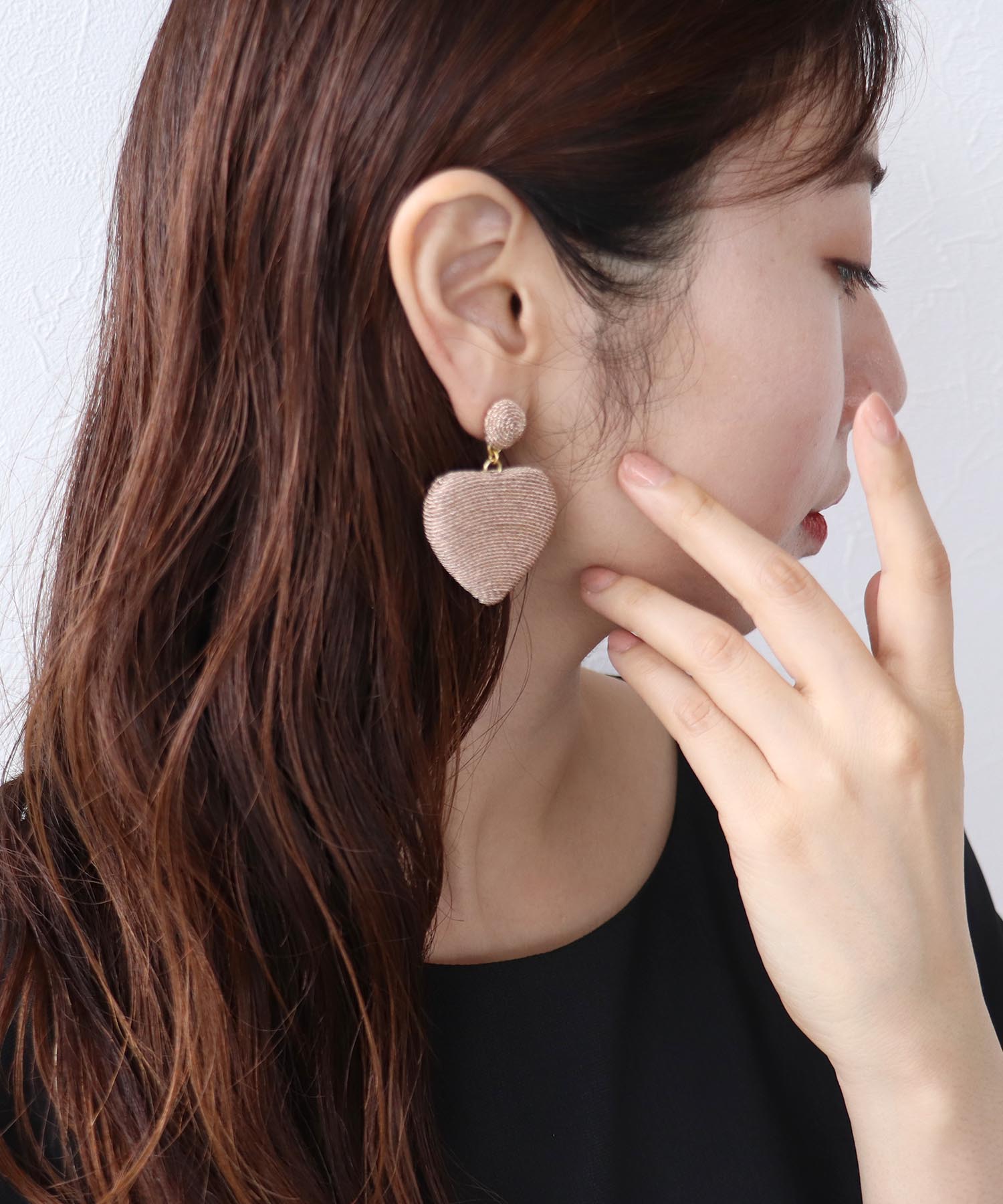 【MAYGLOBE】ハートコードピアス