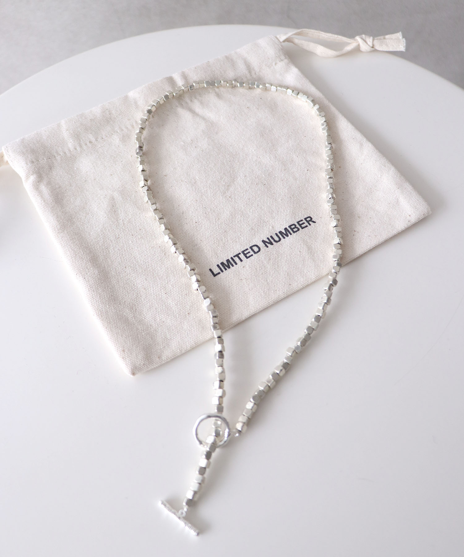【LIMITED NUMBER】ビーズチェーンネックレス