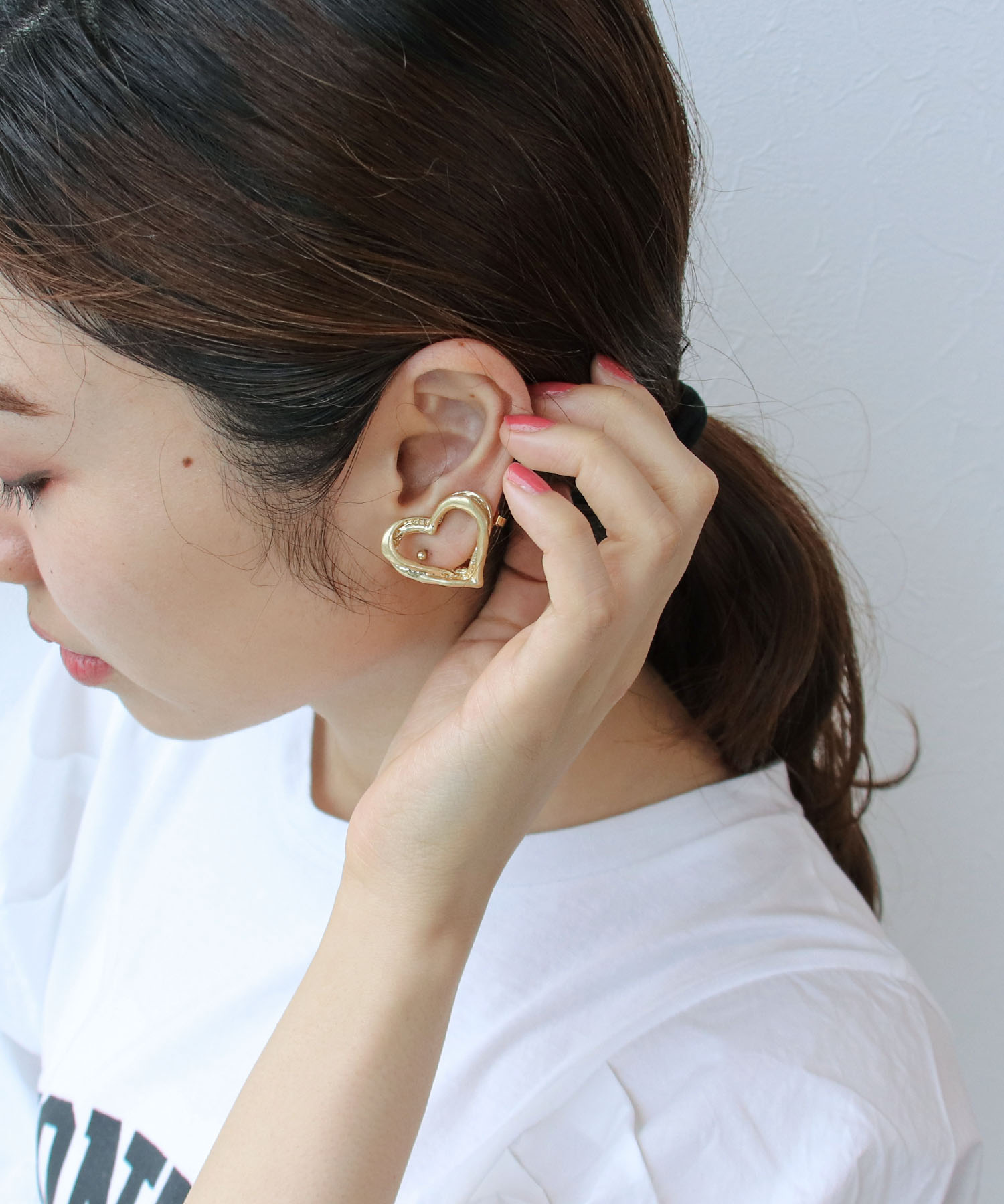【LIMITED NUMBER】オープンハートイヤリング