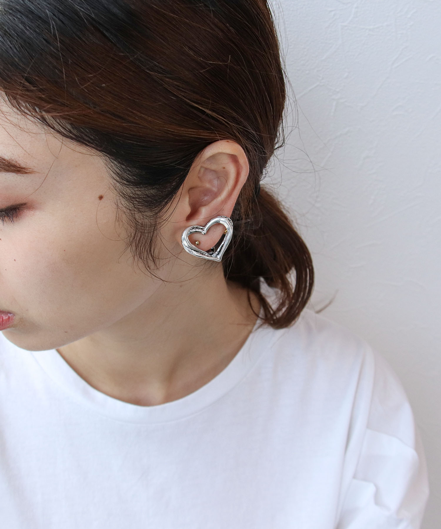 【LIMITED NUMBER】オープンハートイヤリング