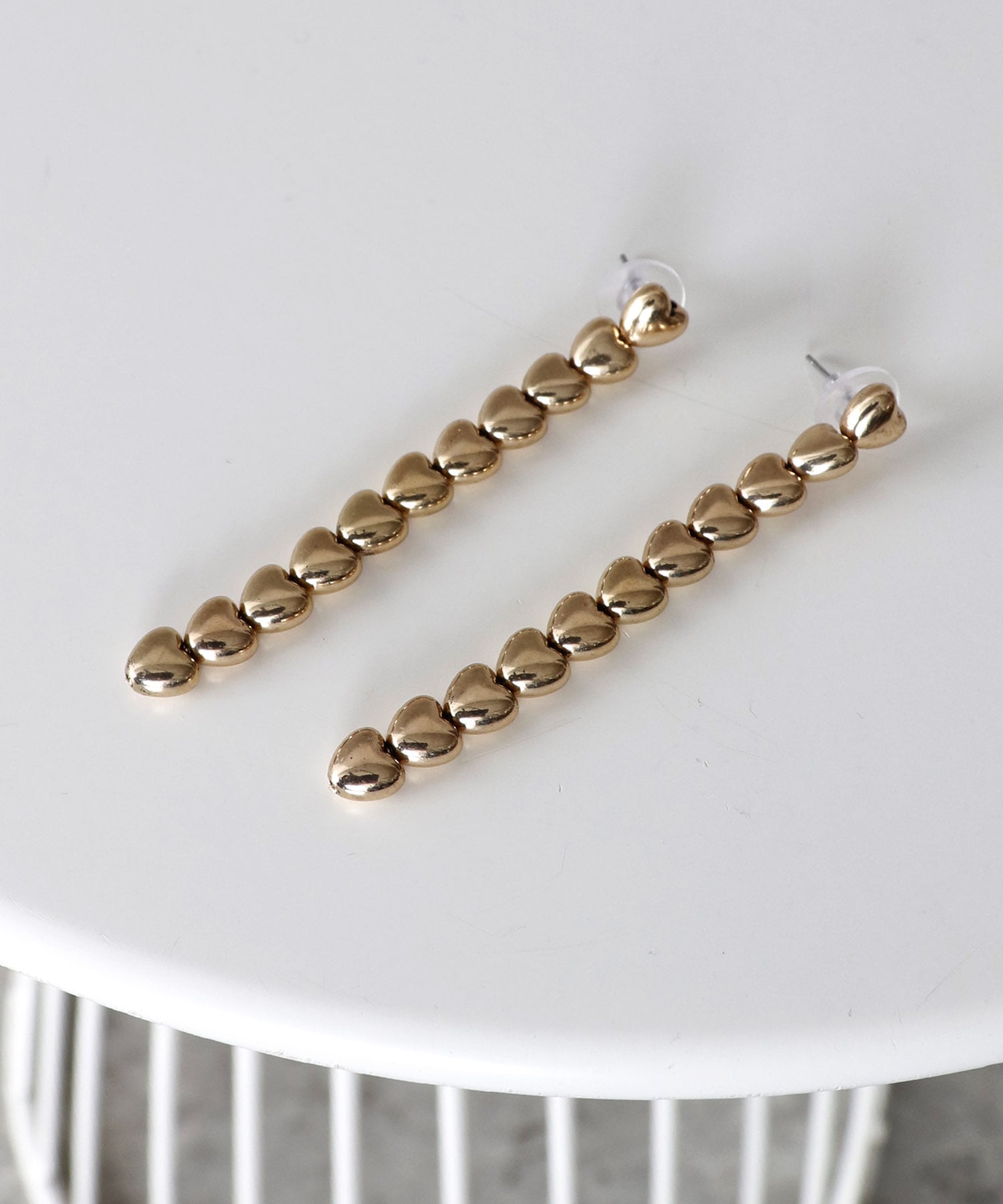 【LIMITED NUMBER】ロングハートピアス