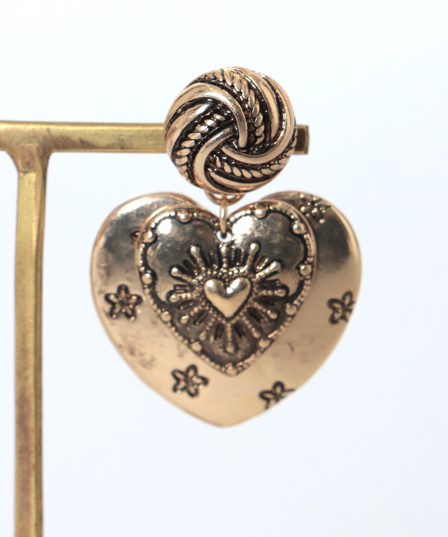 【LIMITED NUMBER】2WAYハートコンチョピアス