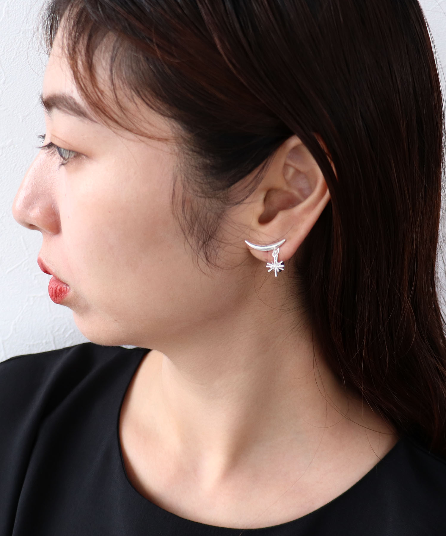 【LIMITED NUMBER】ブライトスター×ムーンイヤリング