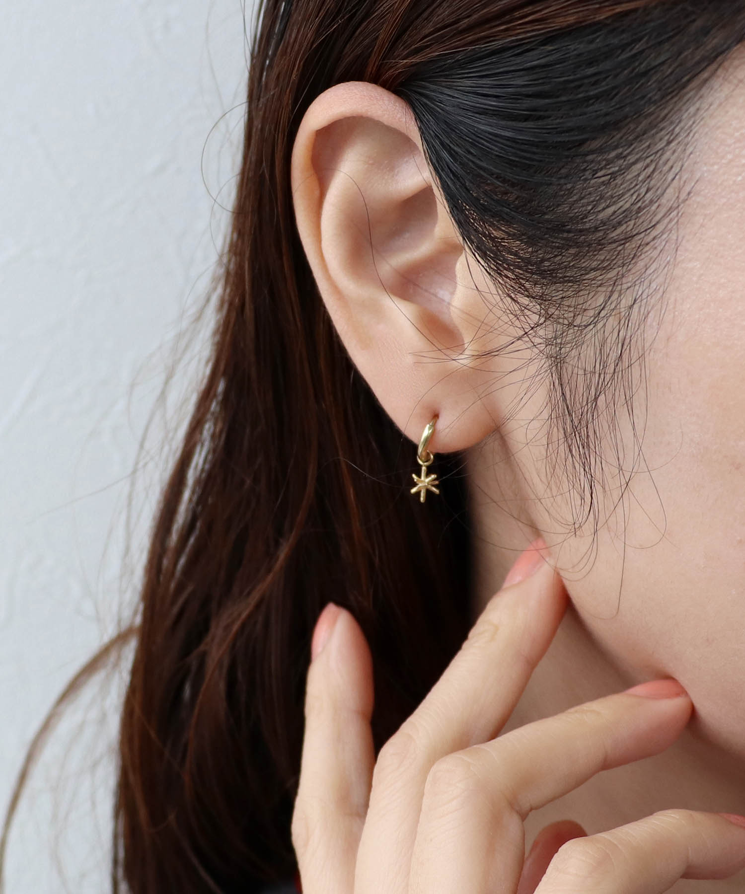 ステンレス【LIMITED NUMBER】ブライトスターワンタッチピアス