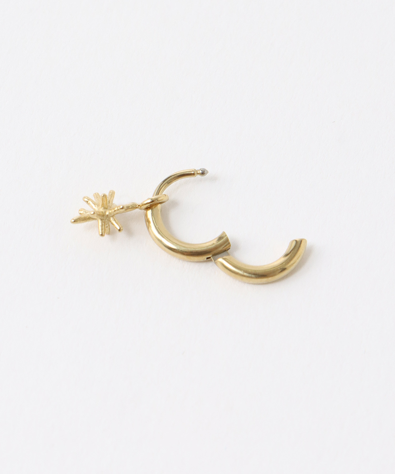 ステンレス【LIMITED NUMBER】ブライトスターワンタッチピアス