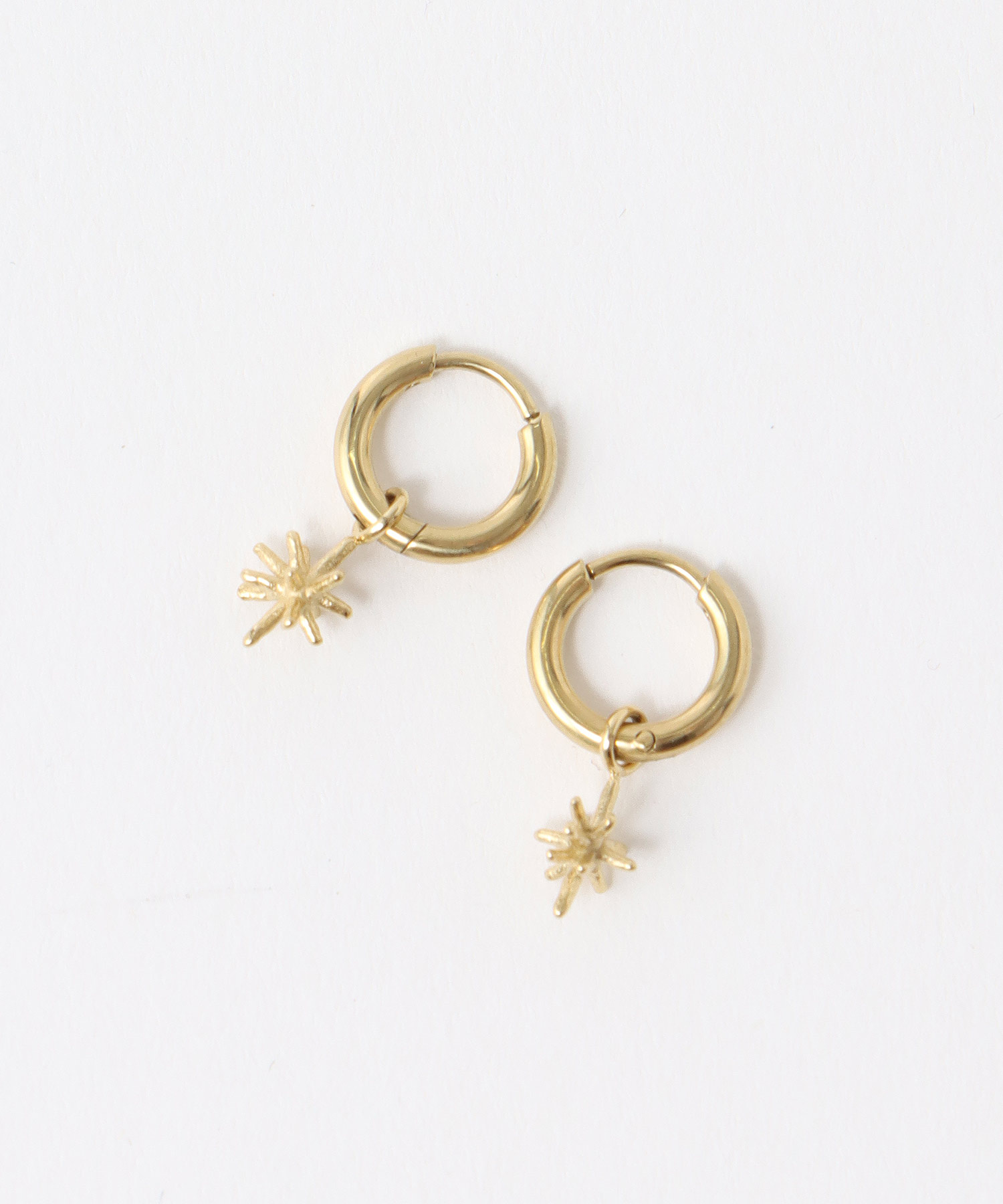 ステンレス【LIMITED NUMBER】ブライトスターワンタッチピアス